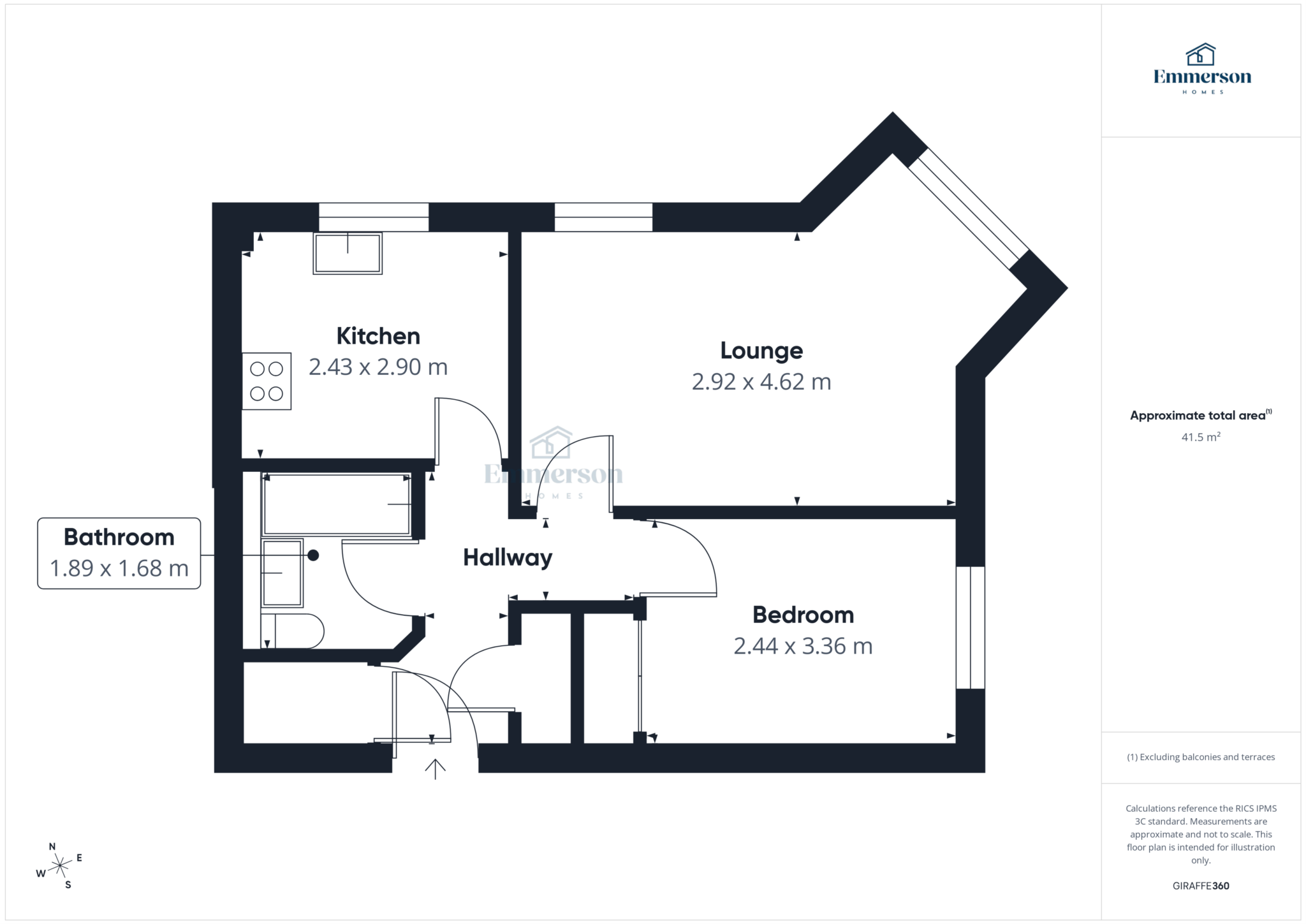 58, Russell Street, Johnstone floorplan