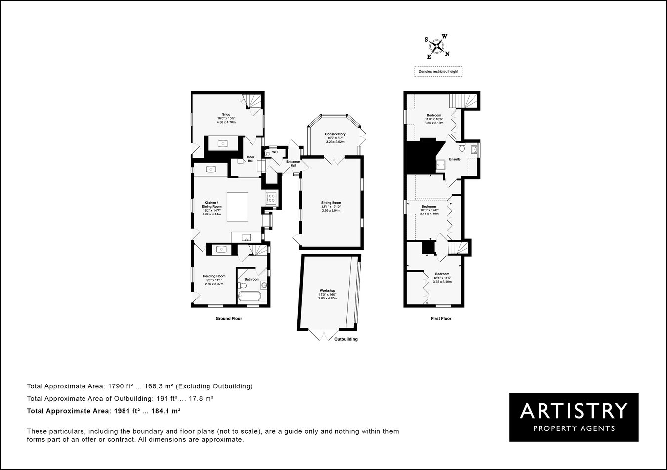Lattice and Thatch, Village Road, Bromham, Bedfordshire floorplan