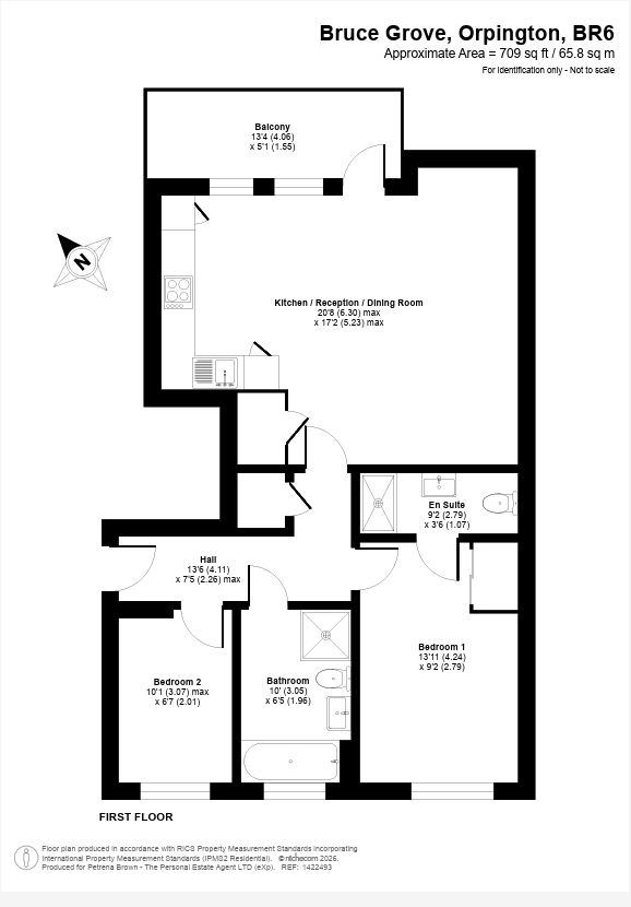 Blakely Apartments, 4b,Flat 4, Bruce Grove, Orpington floorplan