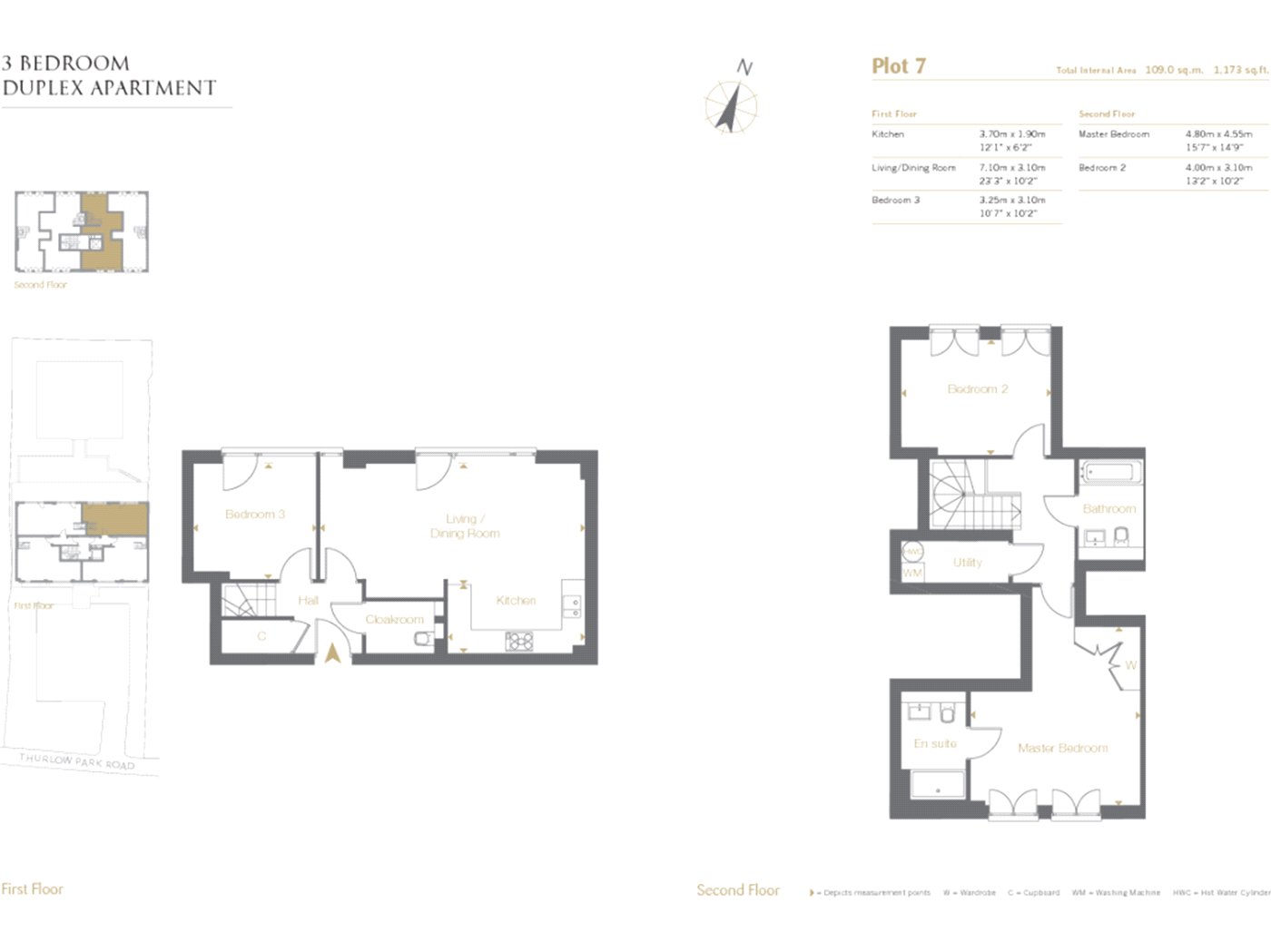 Apartment 7, 99, Thurlow Park Road, London floorplan