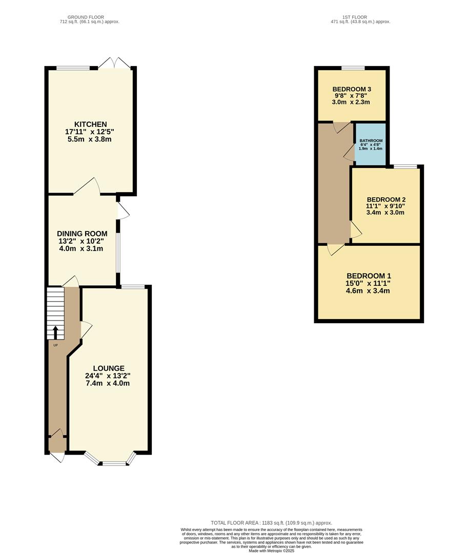 Sinclair Road, Chingford floorplan