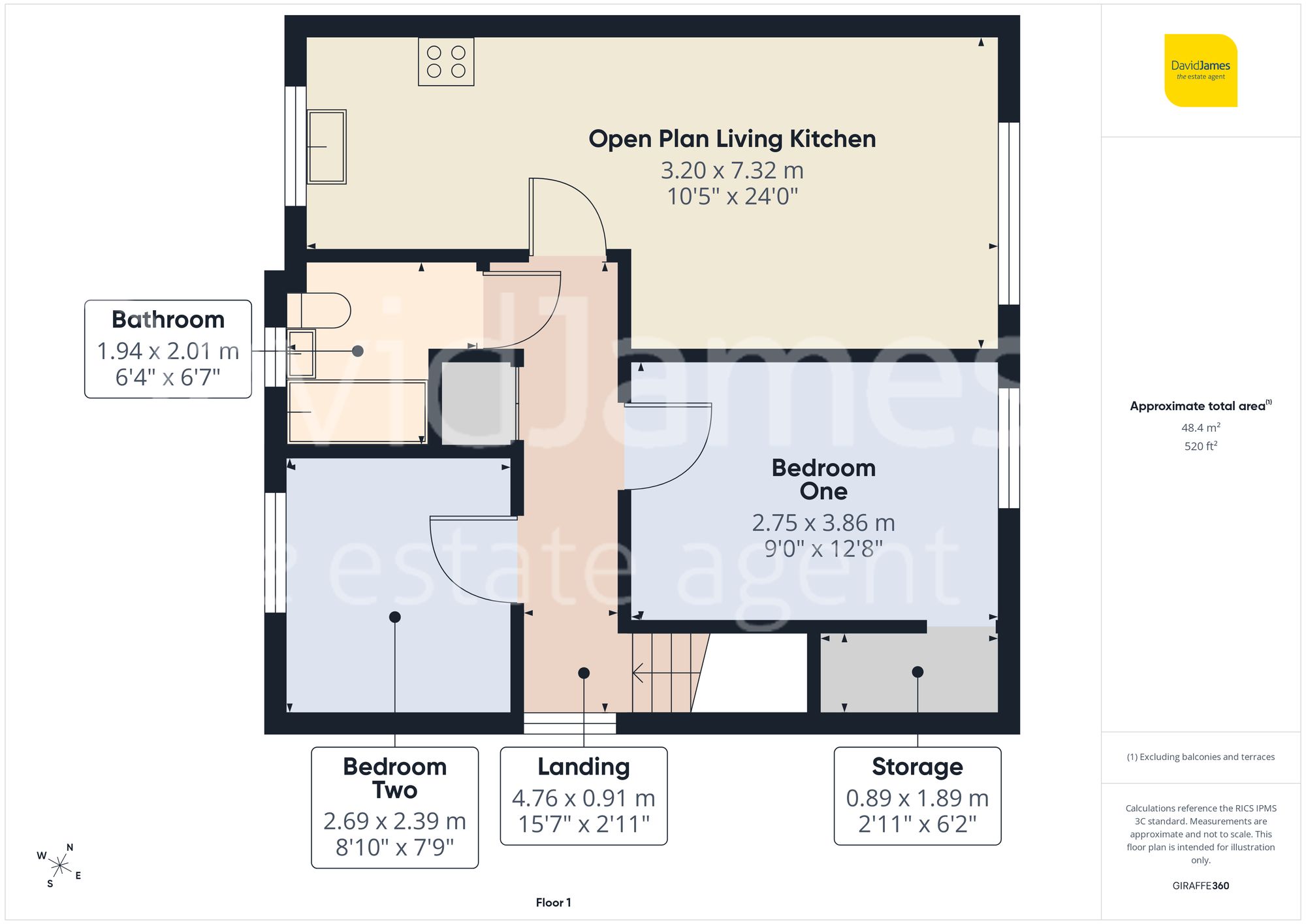 3 Wray Close, Nottingham floorplan