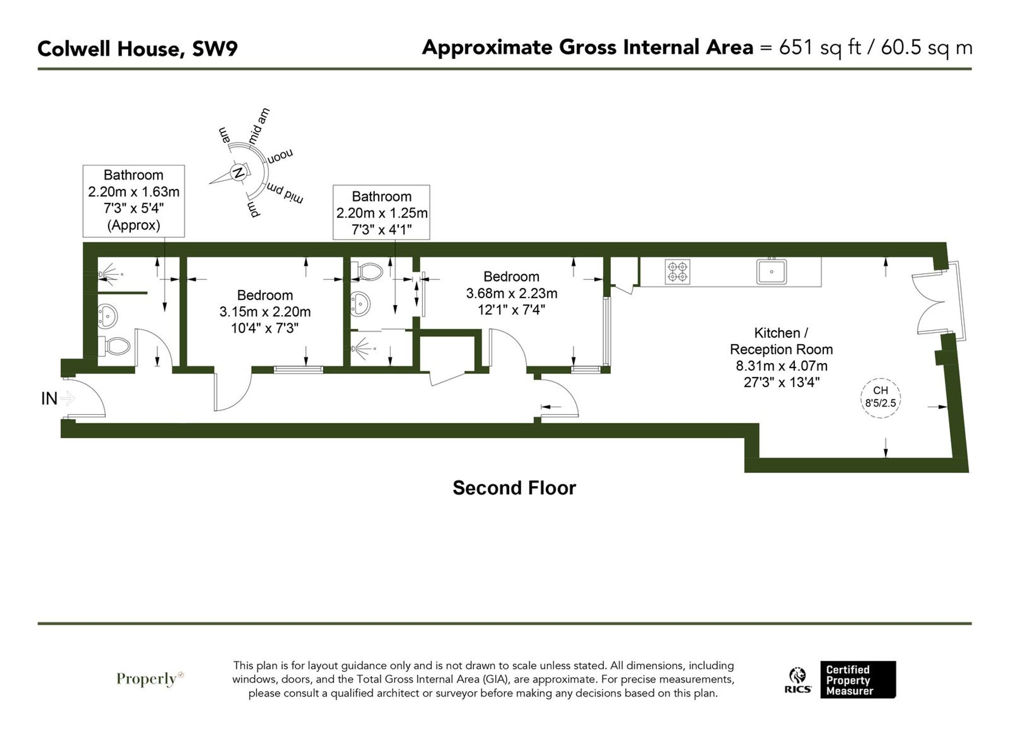19 Clapham Road, London floorplan