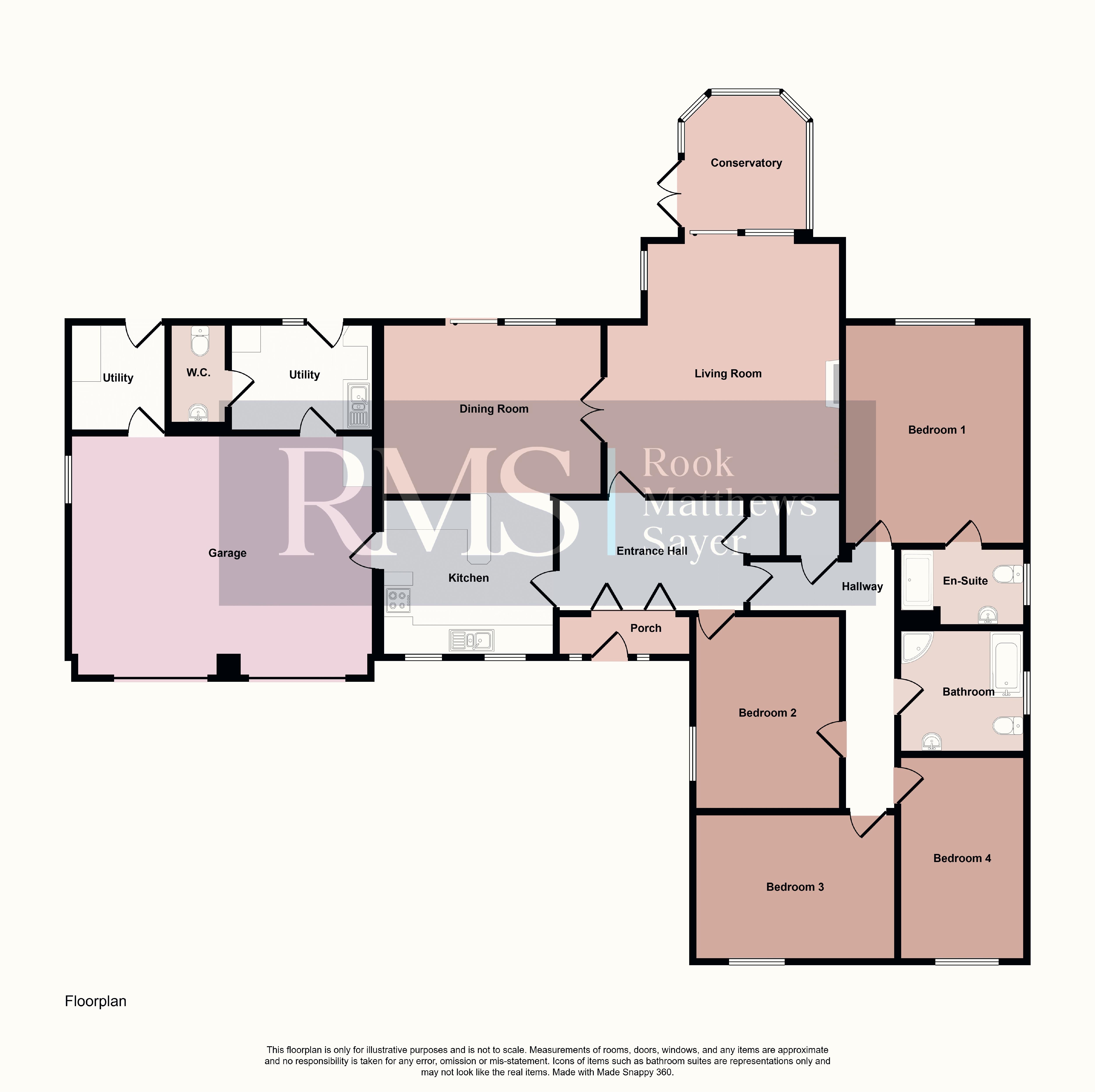 3, Well Ridge Close, Whitley Bay floorplan
