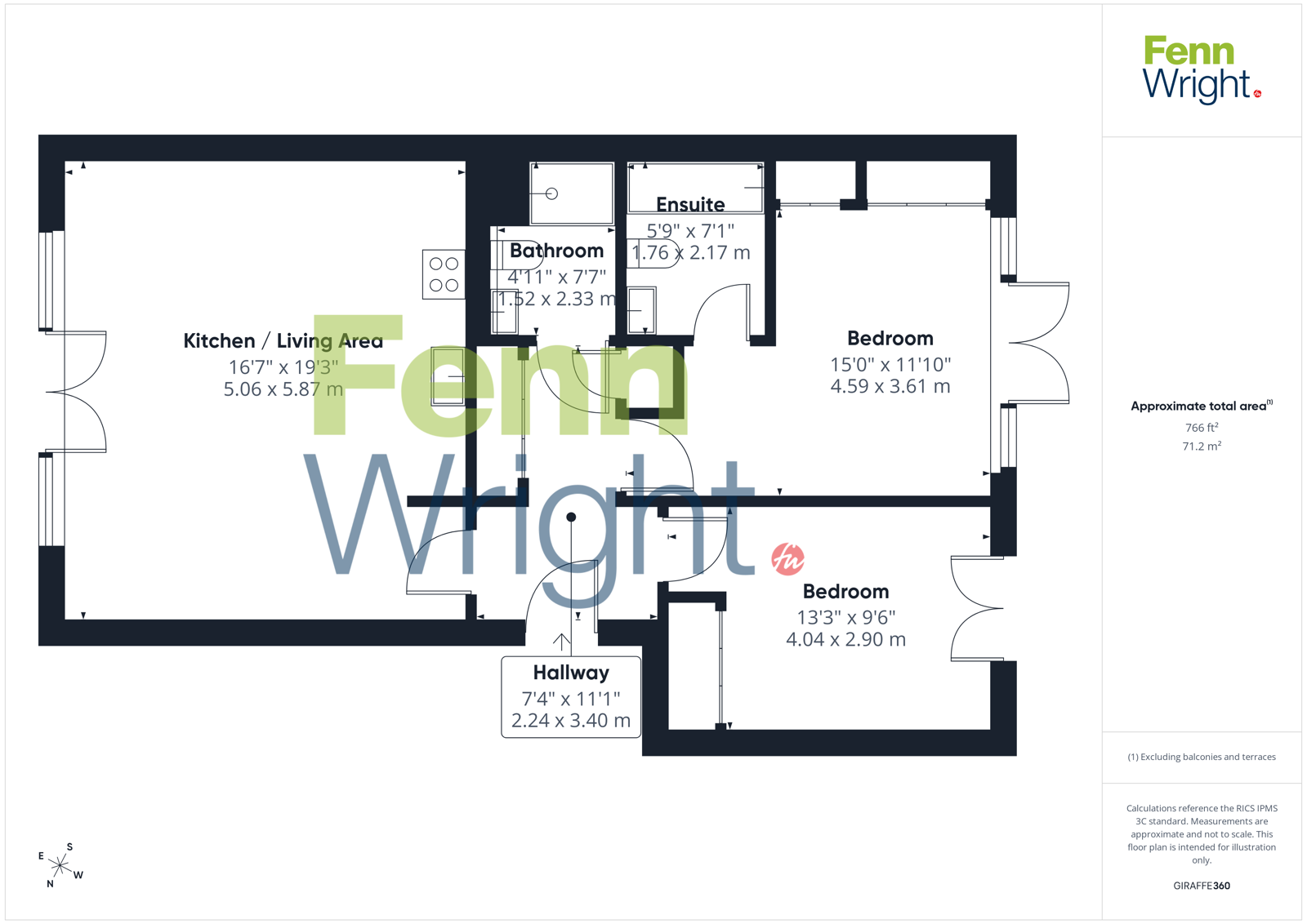Flat 1, 46-48, Waterside, Brightlingsea floorplan