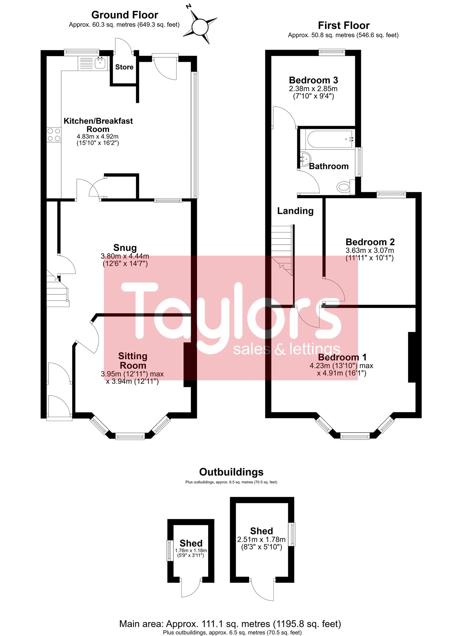 118, Blatchcombe Road, Paignton floorplan