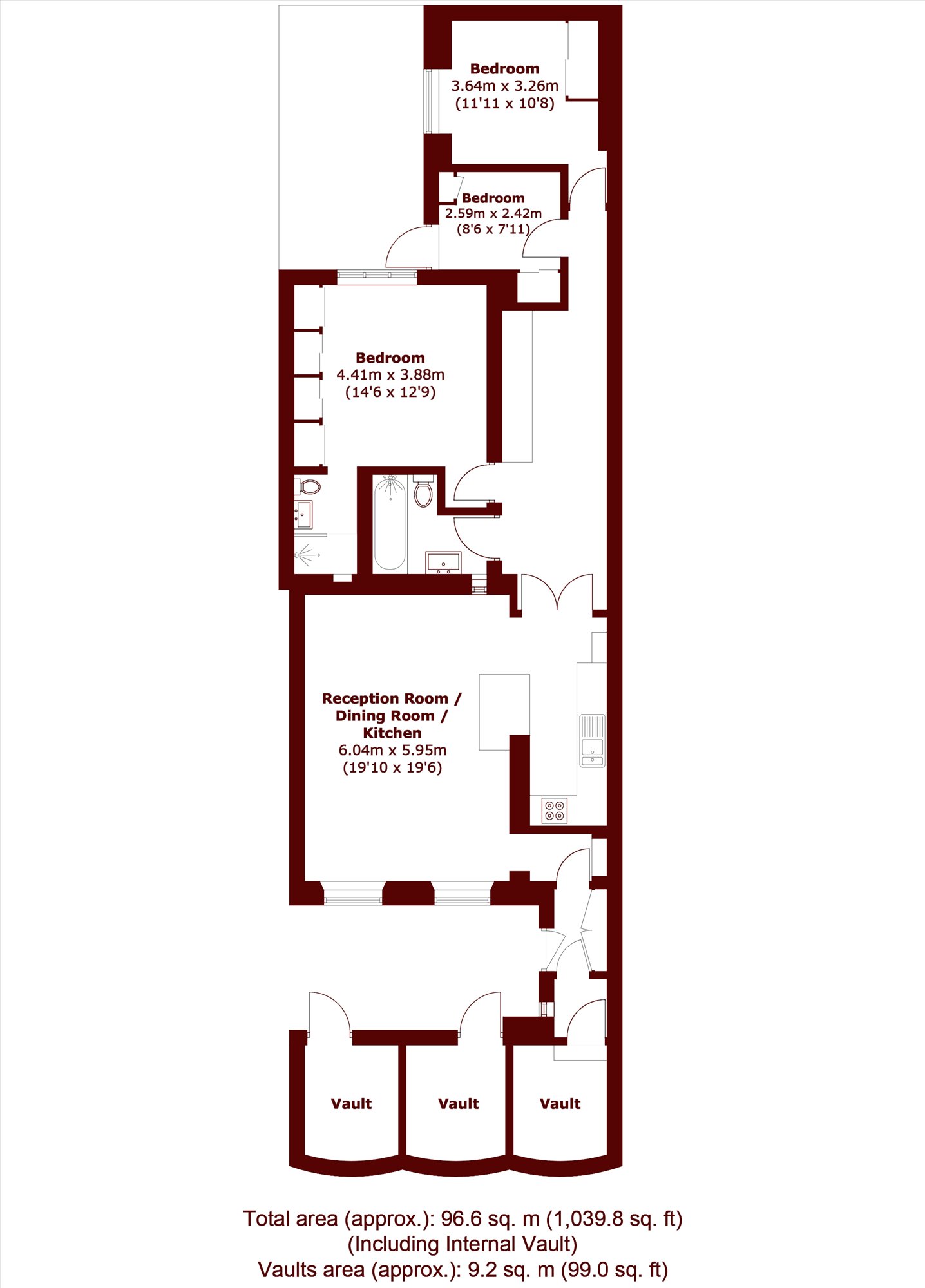 49a, Nevern Square, London floorplan