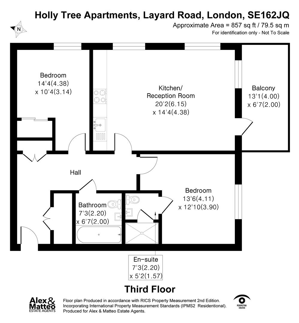 Flat 23, Holly Tree Apartments, Layard Road, Bermondsey floorplan
