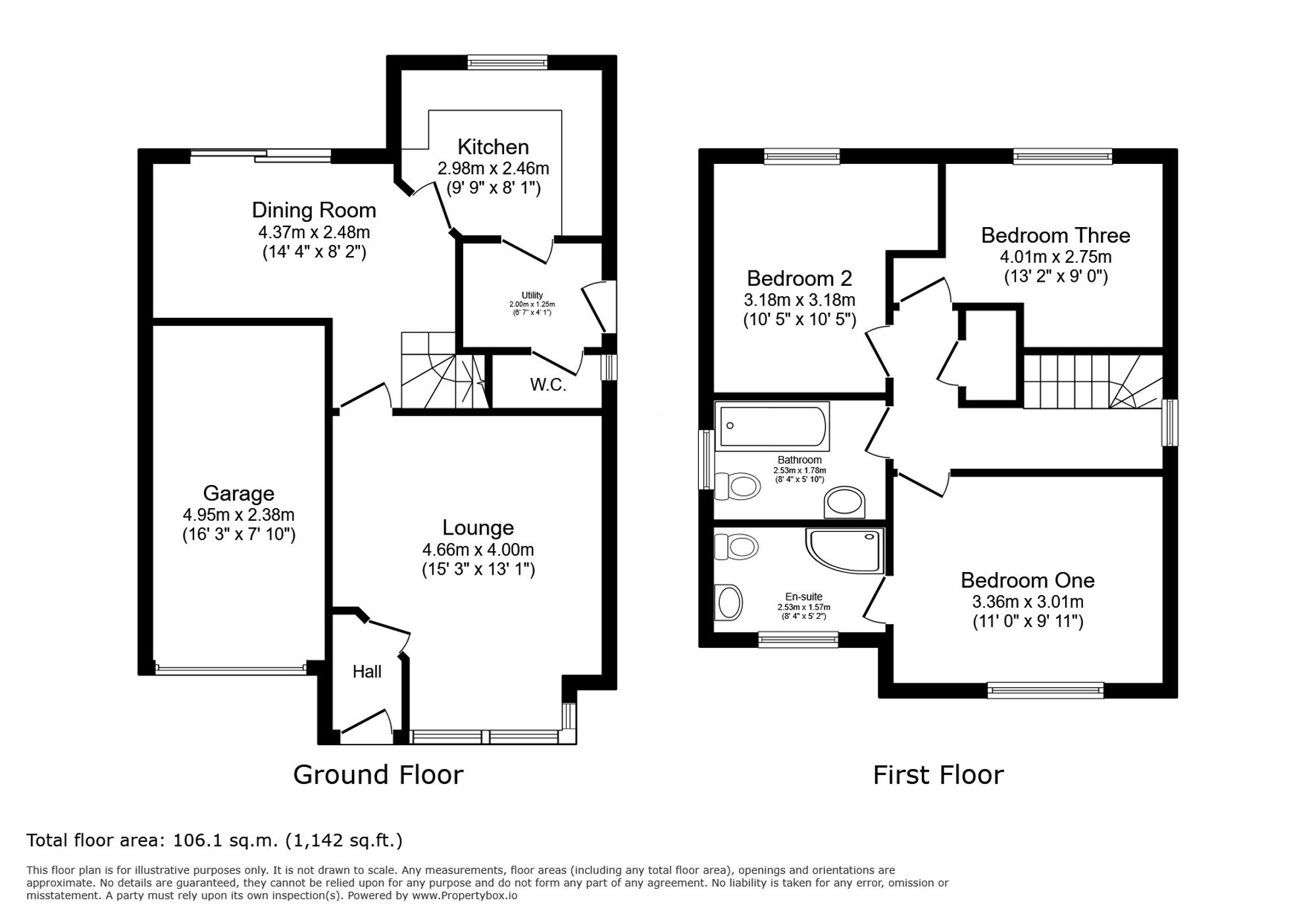 49 Ffordd Anwyl, Rhyl floorplan