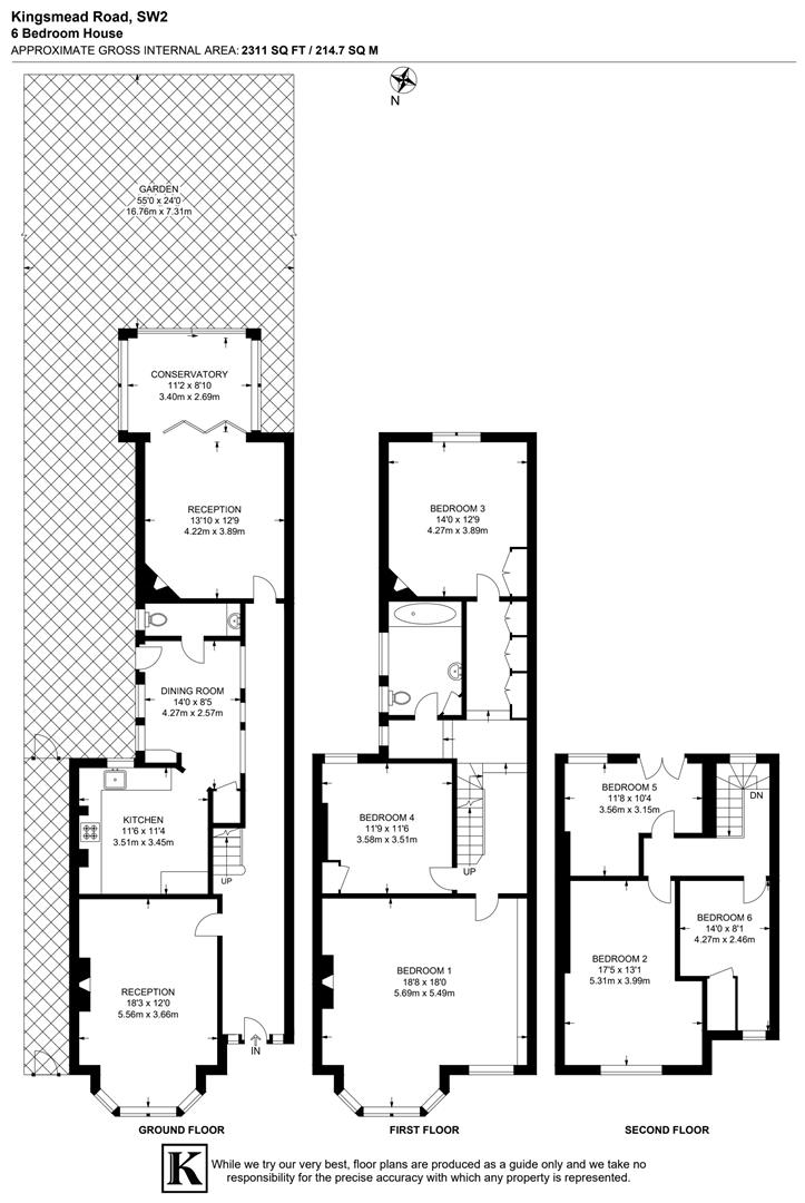 9, Kingsmead Road, London floorplan