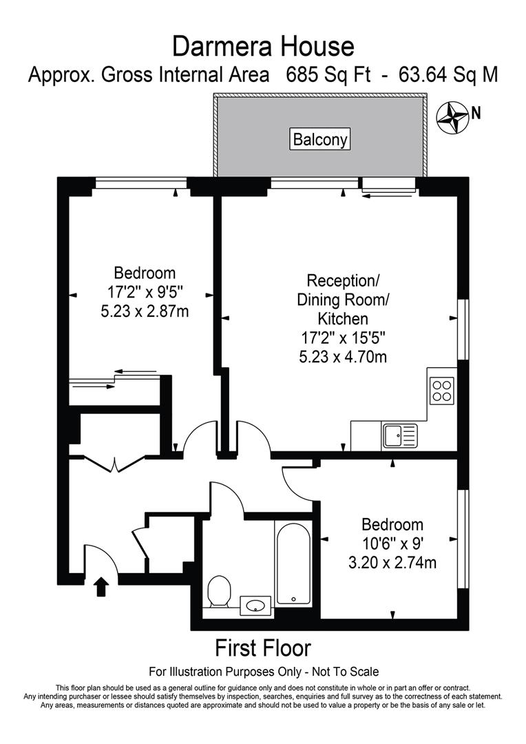 6, Damera House, 11 Sanday Drive, London floorplan