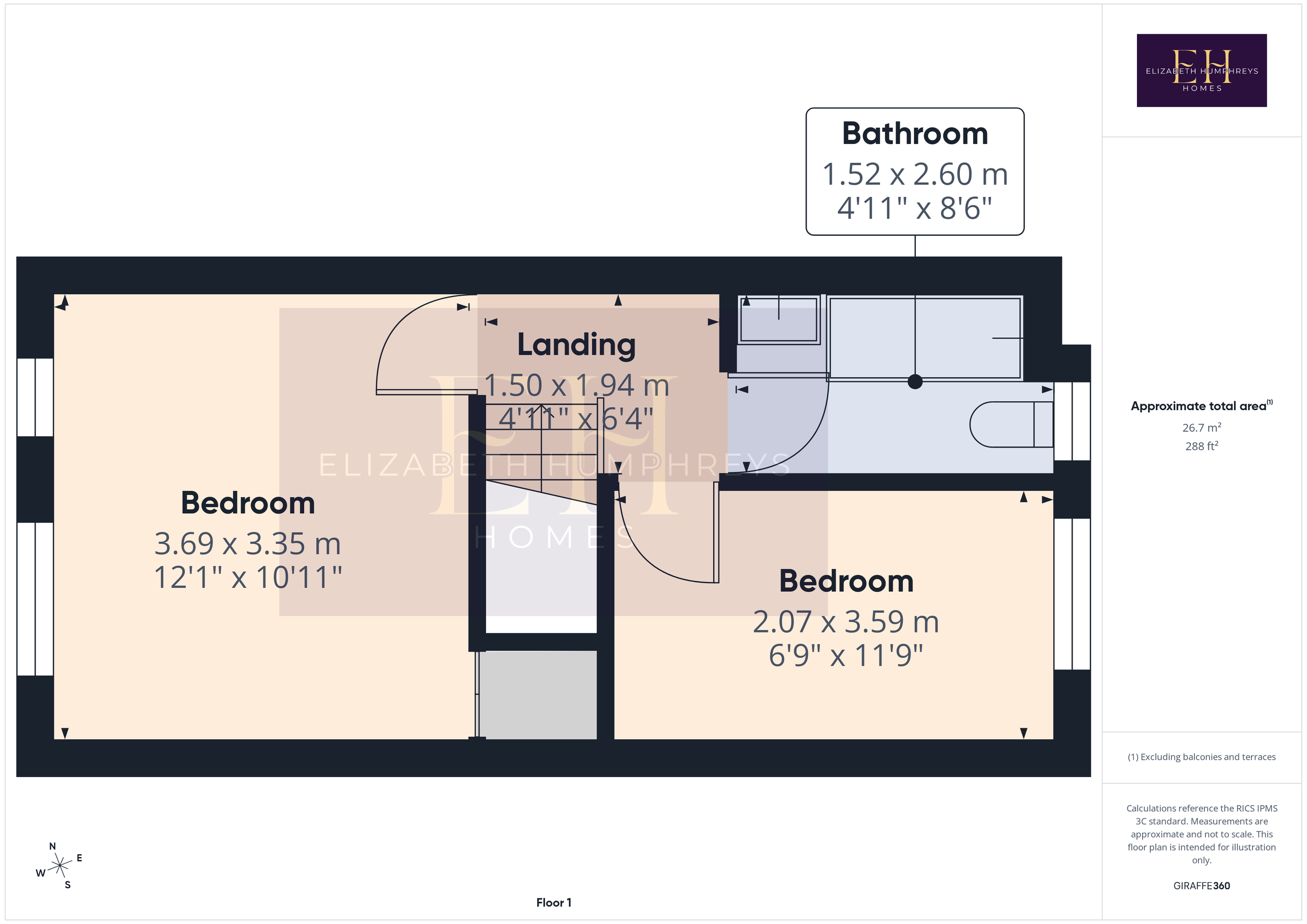 10 Croft Road, Morpeth floorplan