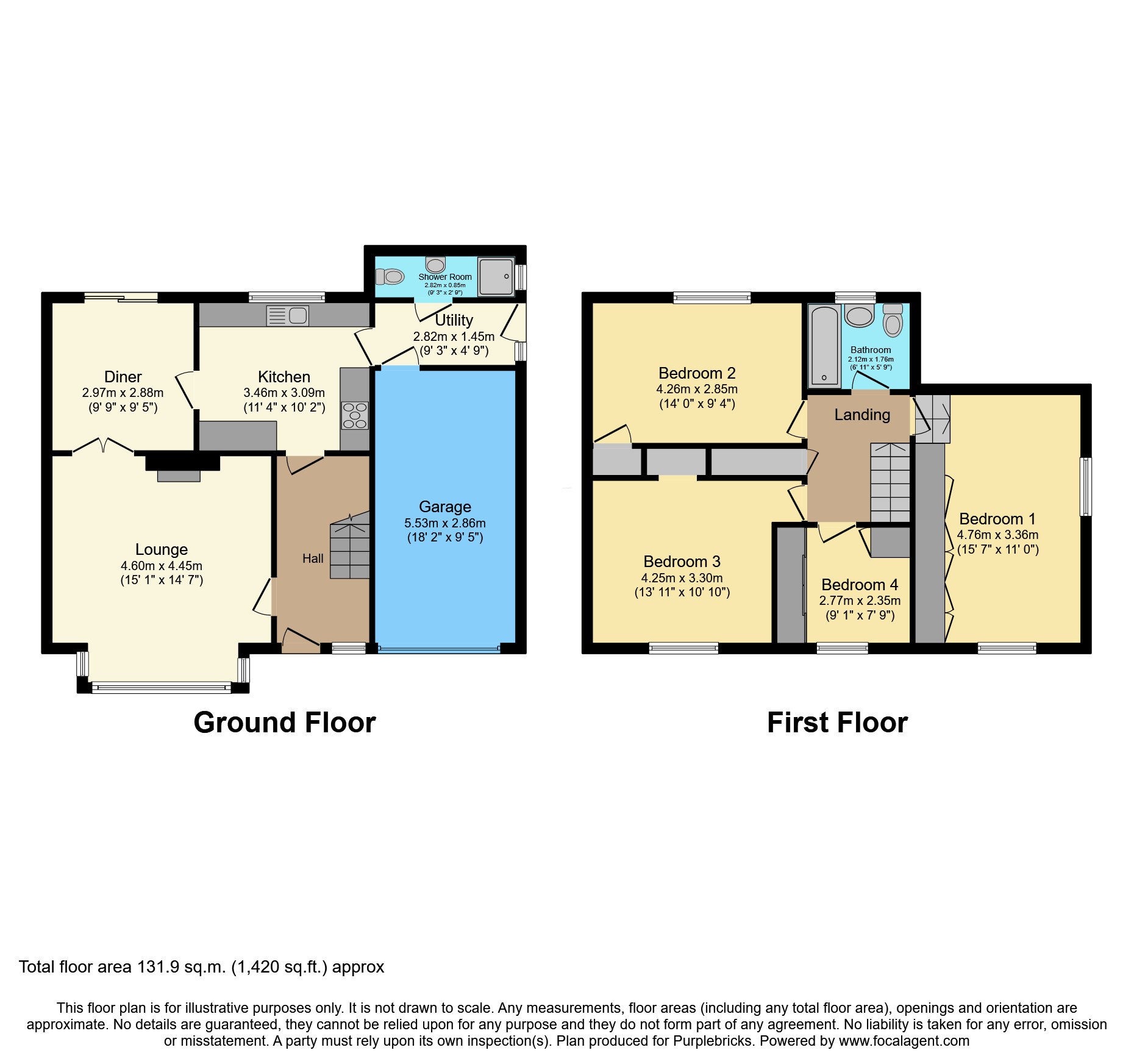 44, Southdowns Road, Chorley floorplan