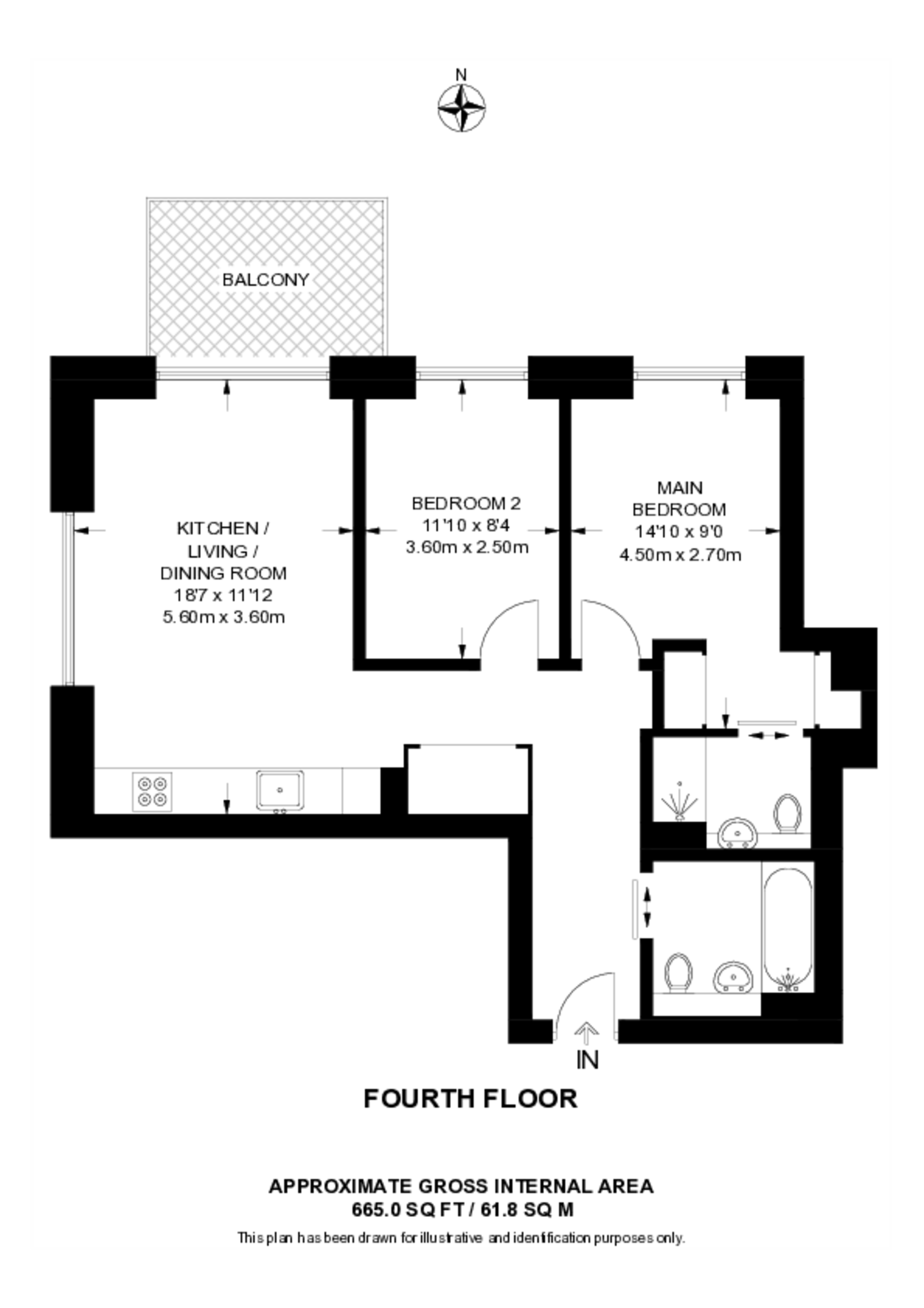 Fulton & Fifth, Wembley floorplan
