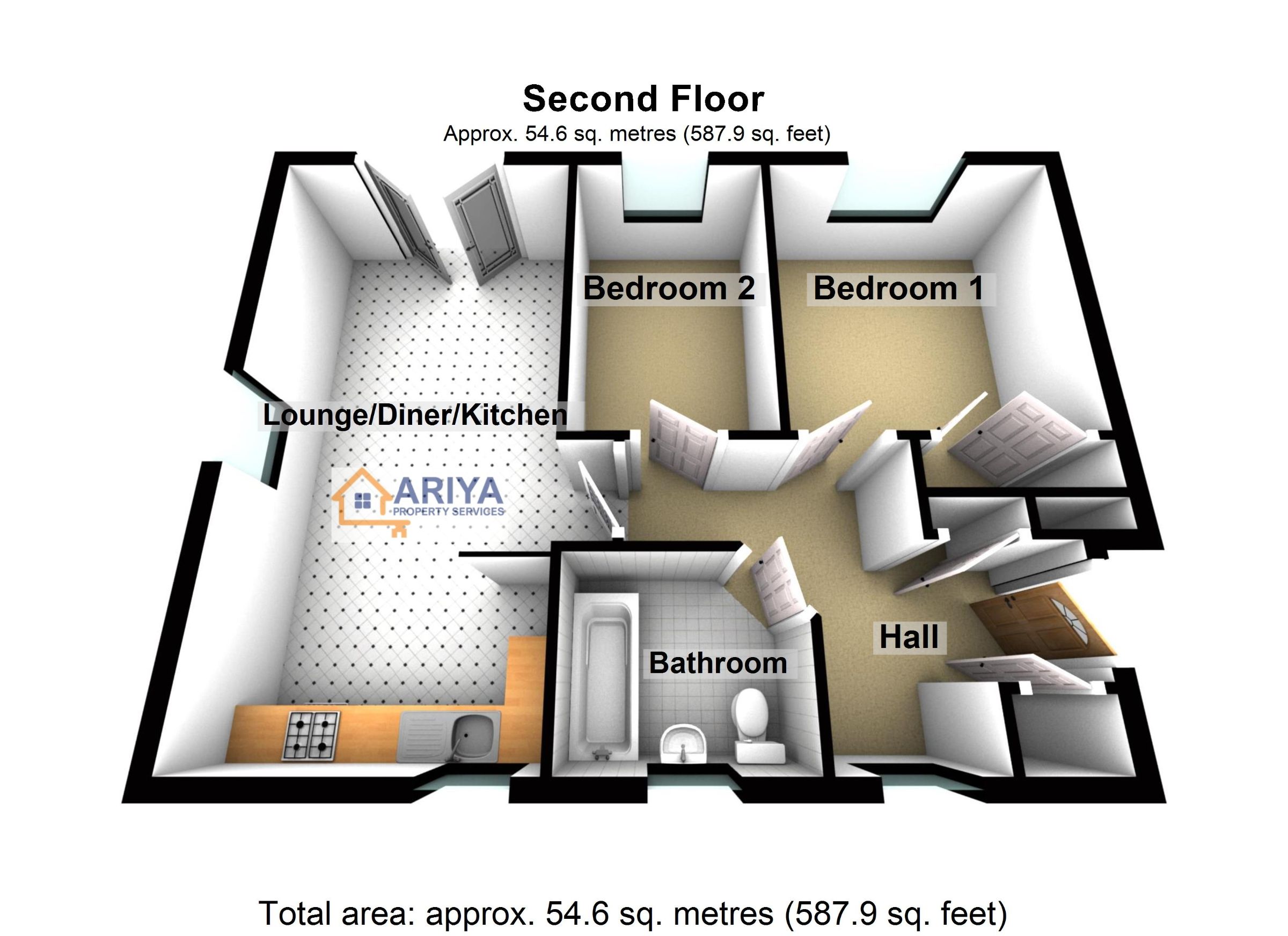 Apartment 5, 30 Brompton Road, Leicester floorplan