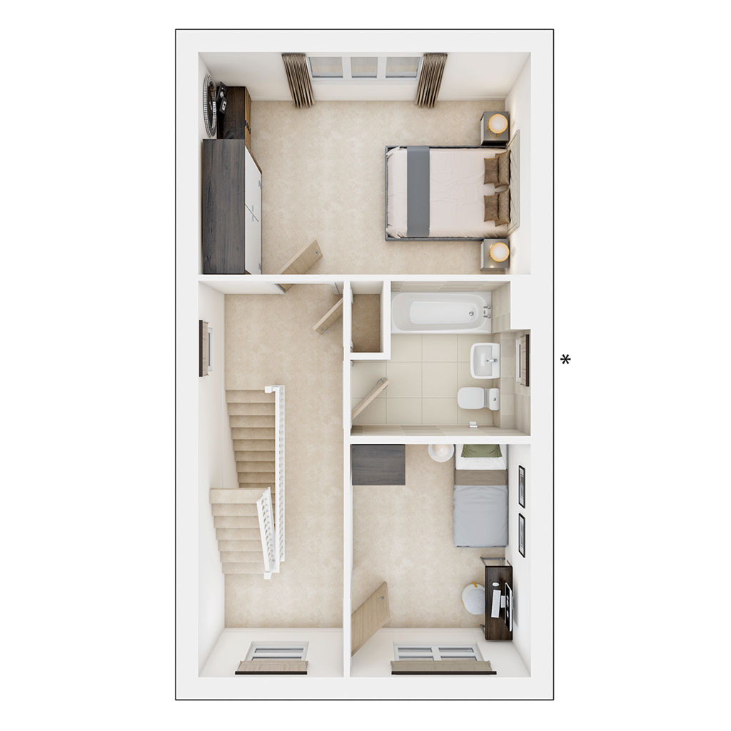 The Owlton - Plot 223, Waterside Gardens, Grange Road, Sutton Stop, Coventry floorplan