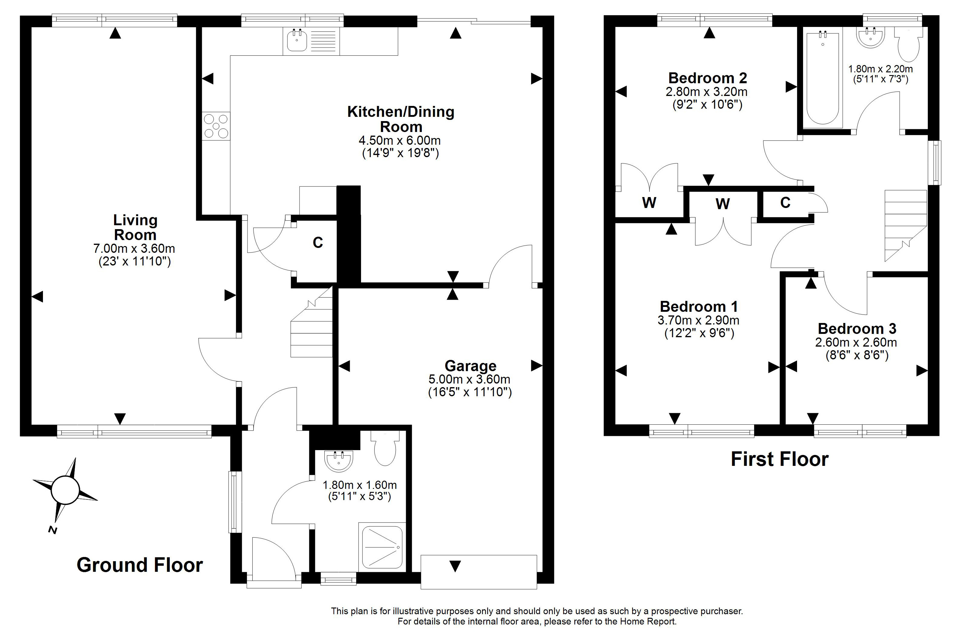 6, Threipmuir Place, Balerno, Edinburgh floorplan