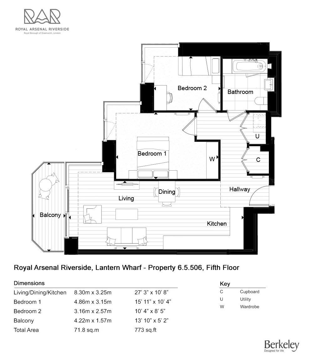 Royal Arsenal Riverside, Royal Arsenal Riverside, Duke of Wellington Avenue, Woolwich floorplan