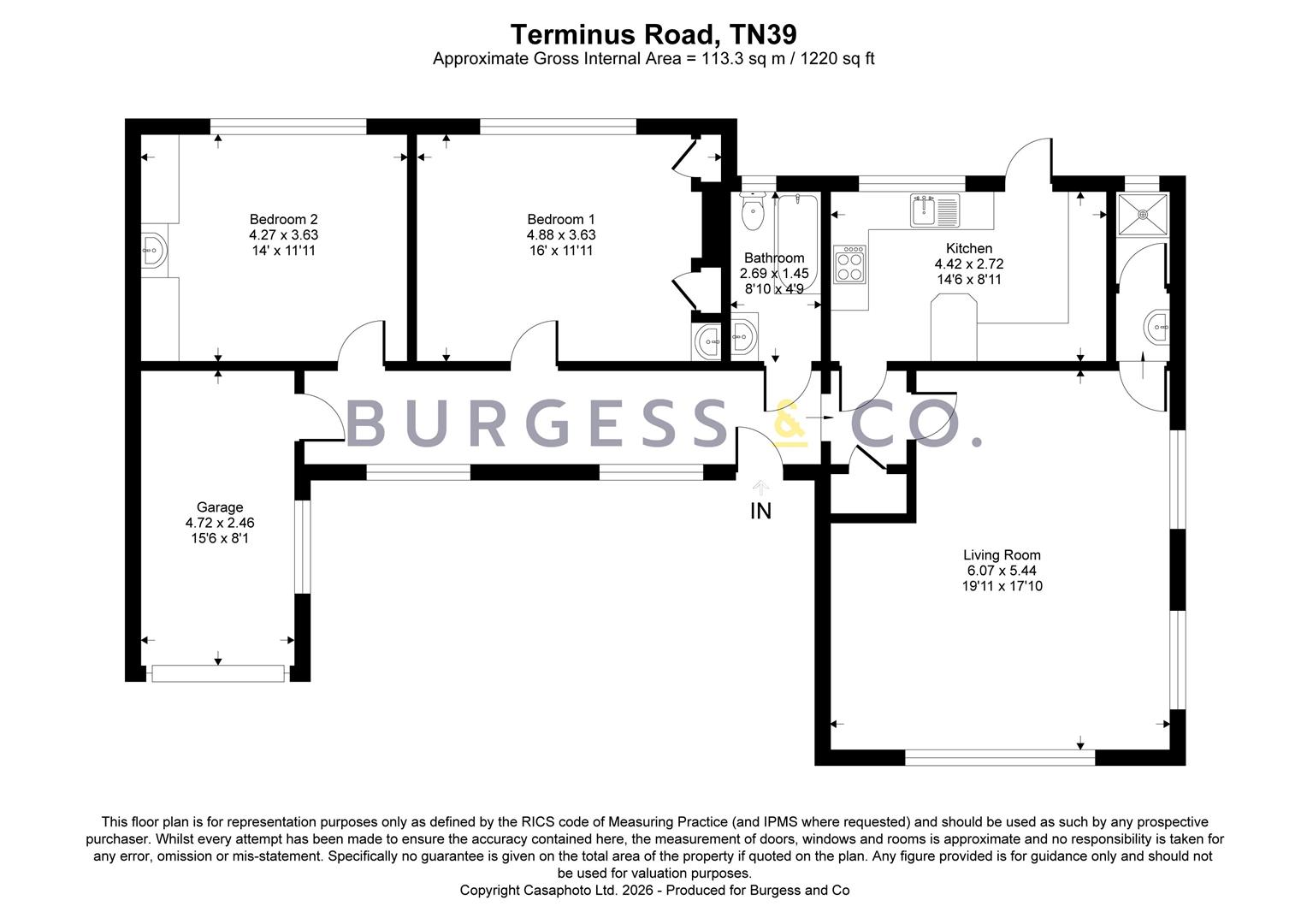 28, Terminus Road, Bexhill-On-Sea floorplan