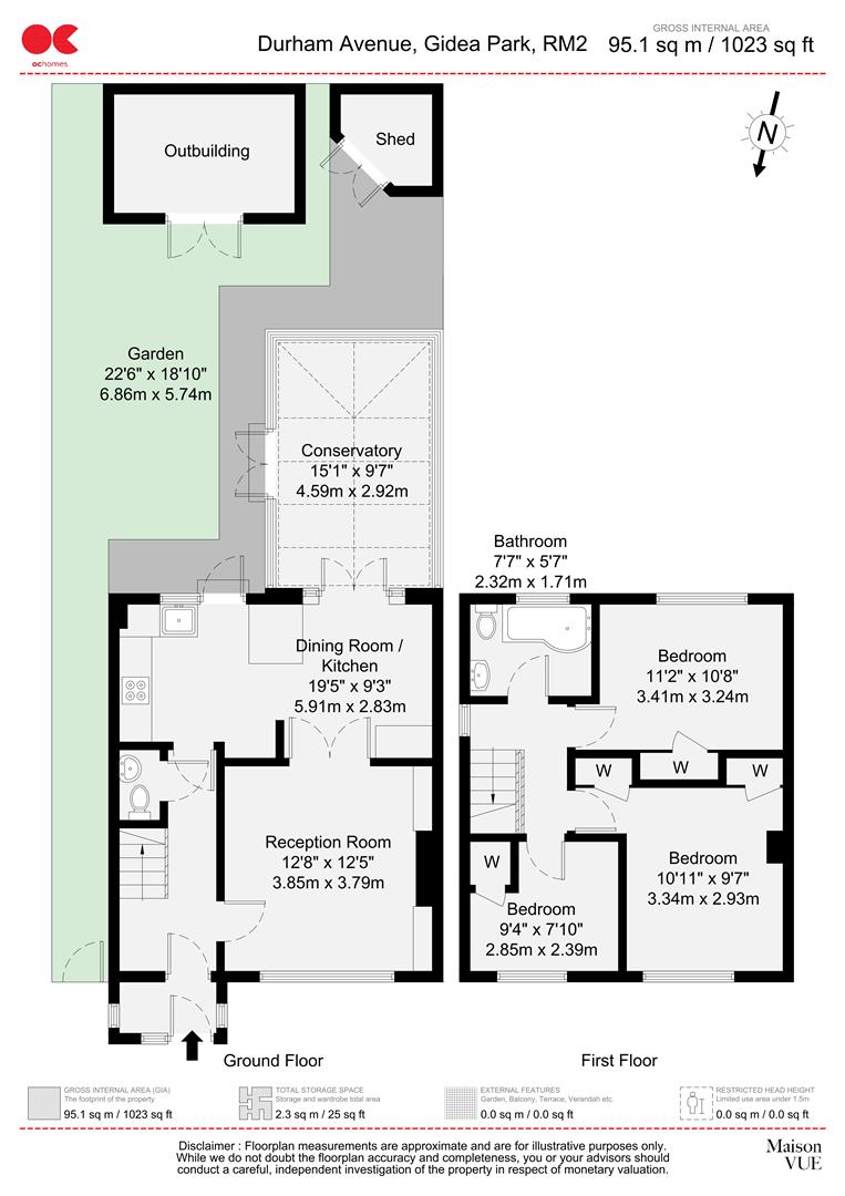 4, Durham Avenue, Gidea Park floorplan