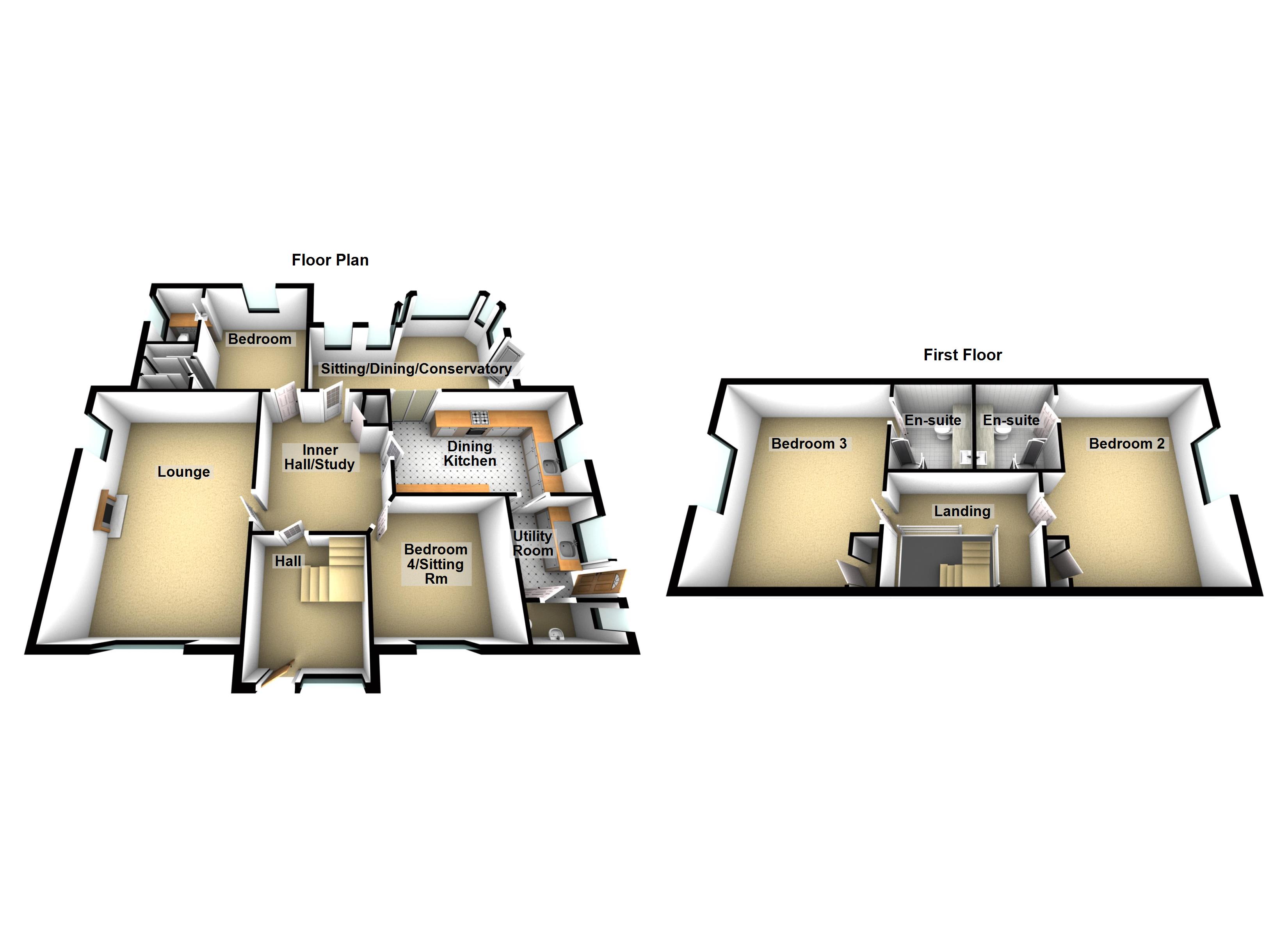 Moville, Kinnaird, Pitlochry floorplan