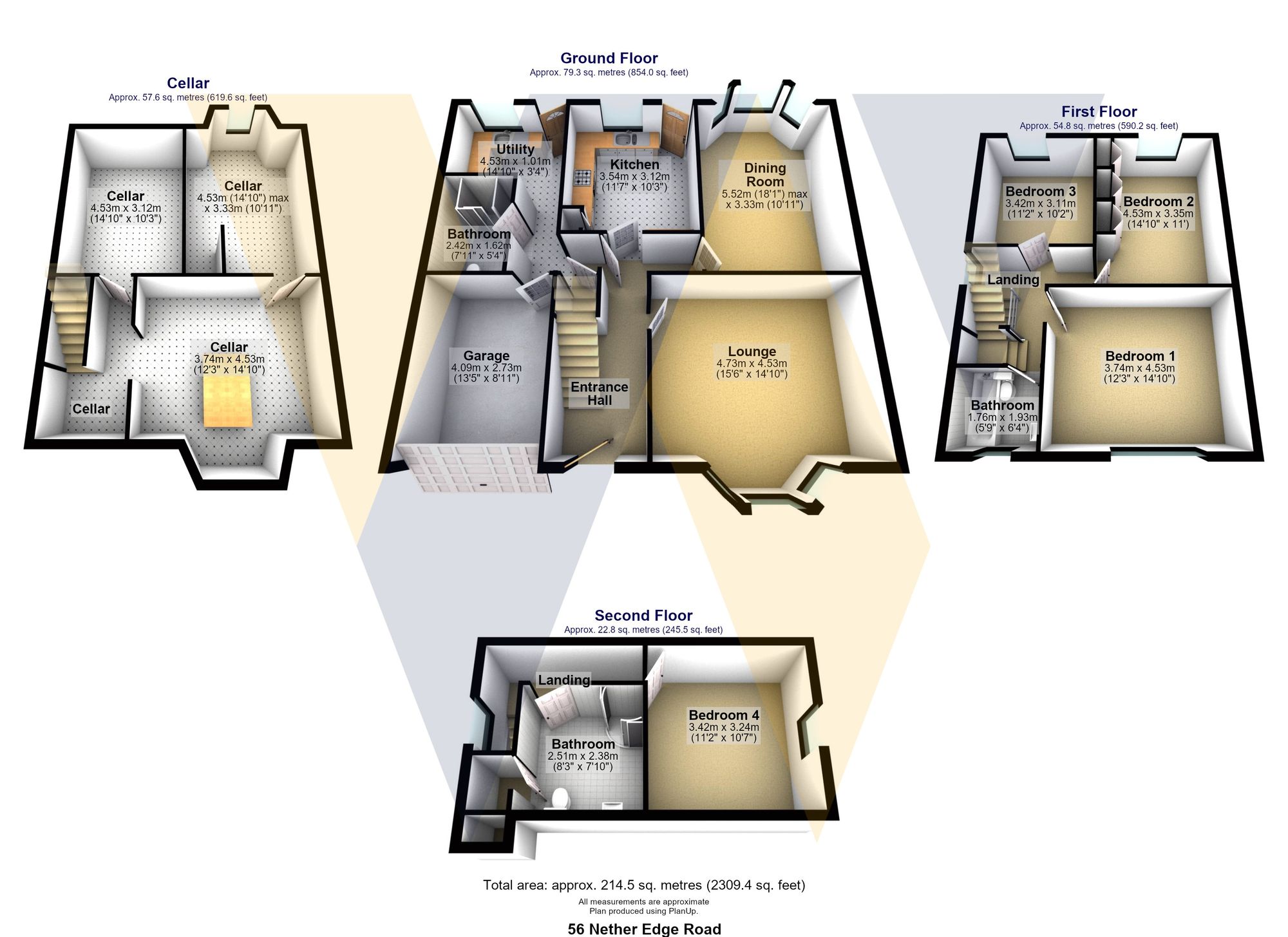 56 Nether Edge Road, Sheffield floorplan