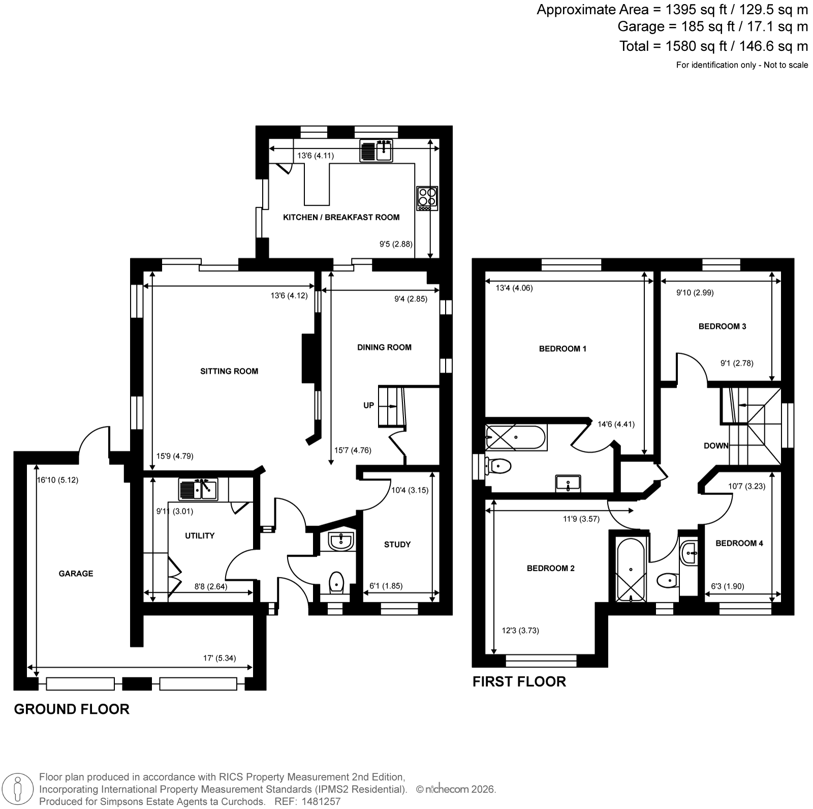 1, Sanger Drive, Woking floorplan
