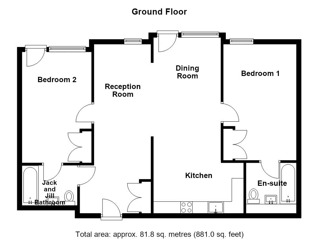 Apartment 407, 2, Hulme Street, Salford floorplan