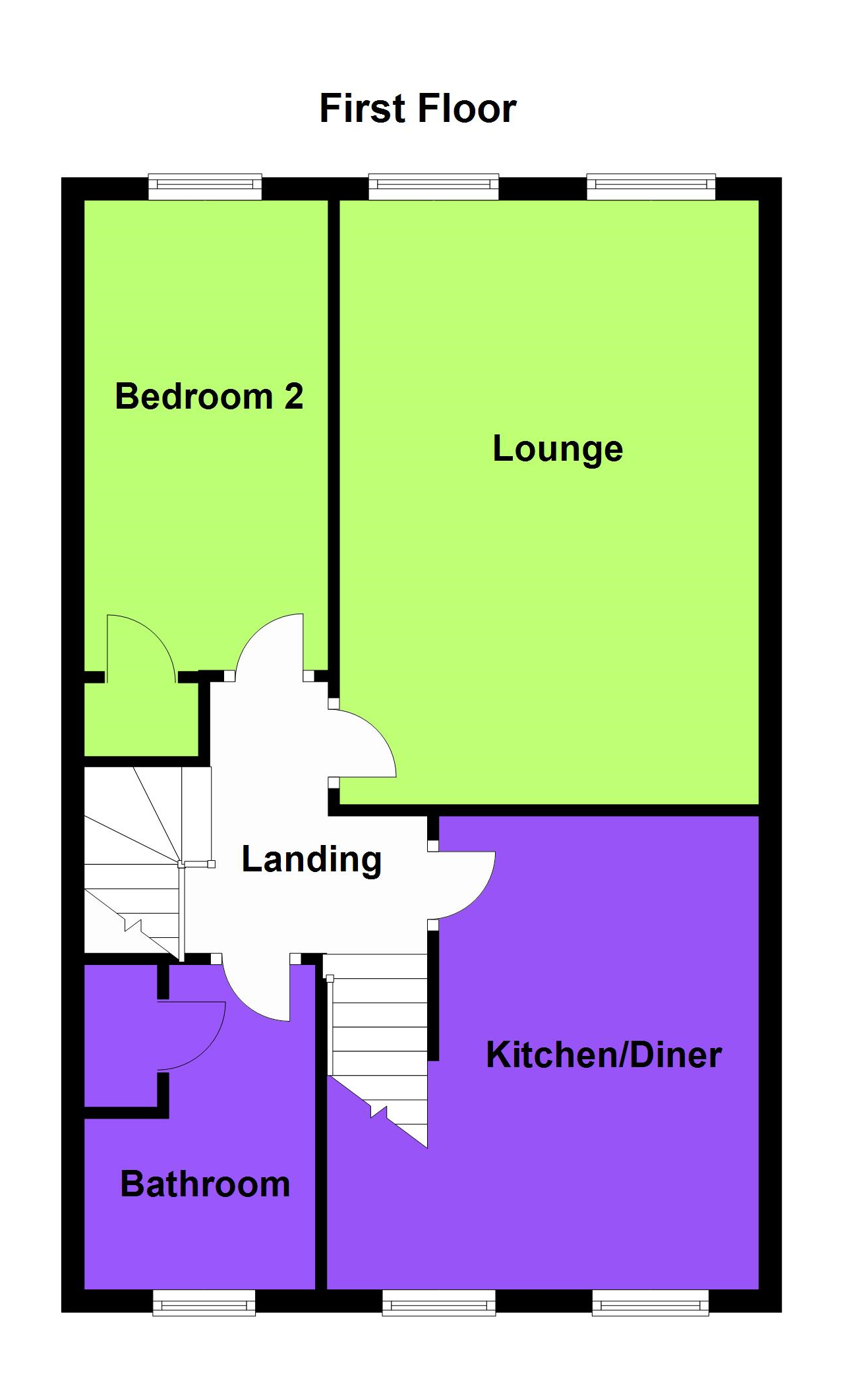 2, Featherstall Square, Littleborough floorplan