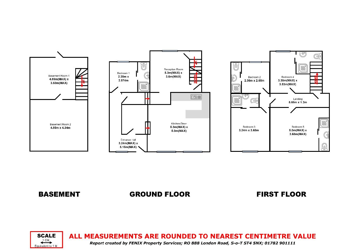 RM2, 27 & 29 Uttoxeter Road, Stoke-on-Trent floorplan