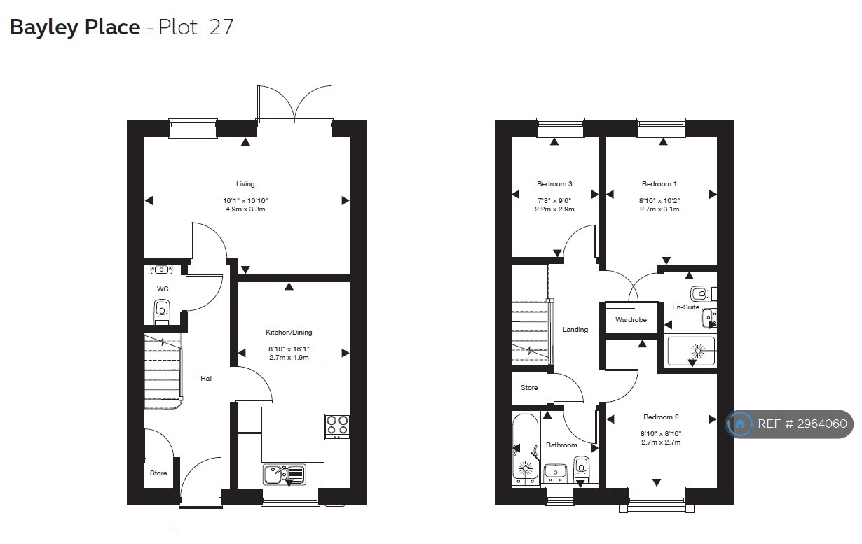 Hutchings Drive Tithebarn, Exeter floorplan