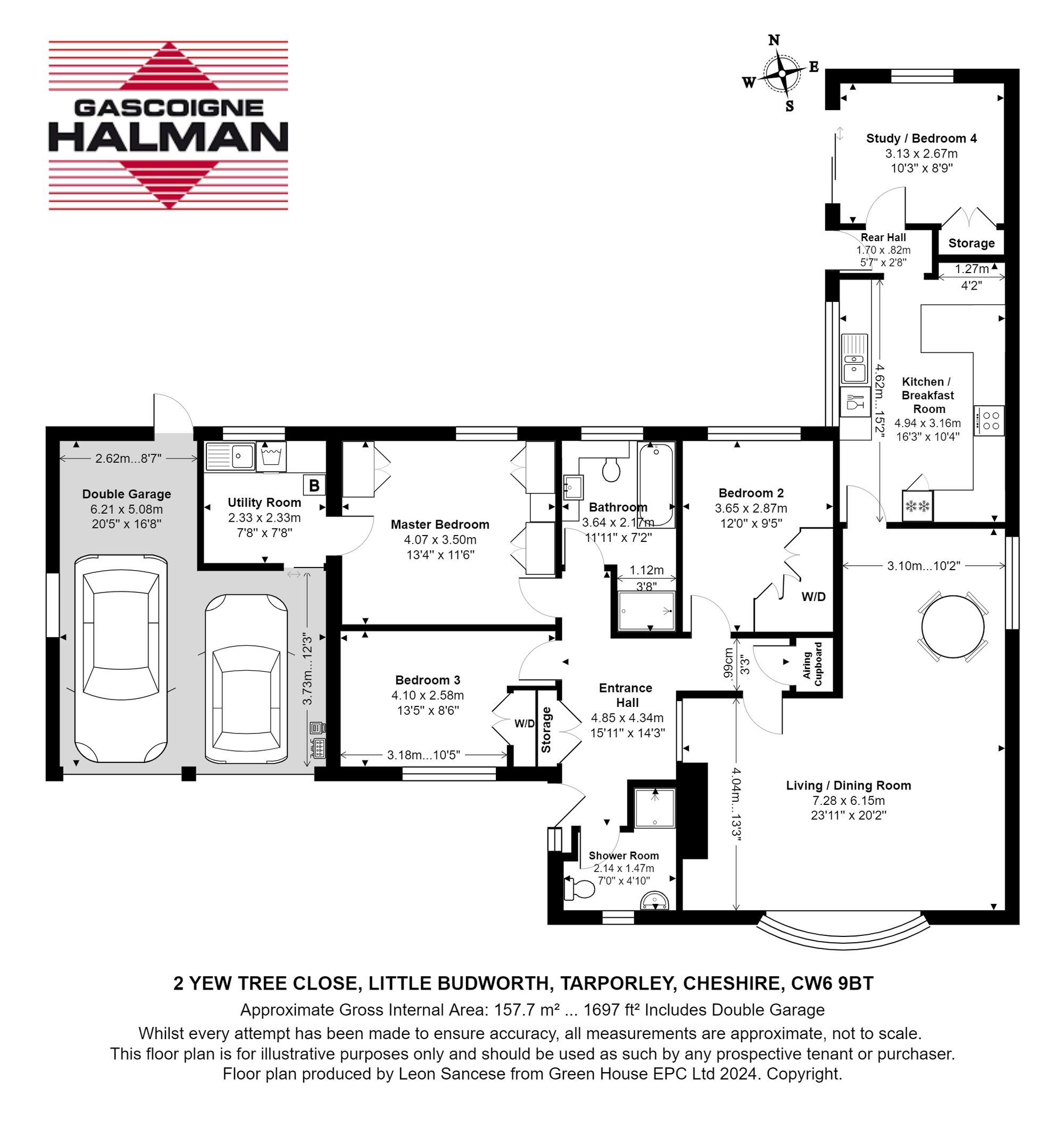 Yew Tree Close, Tarporley floorplan