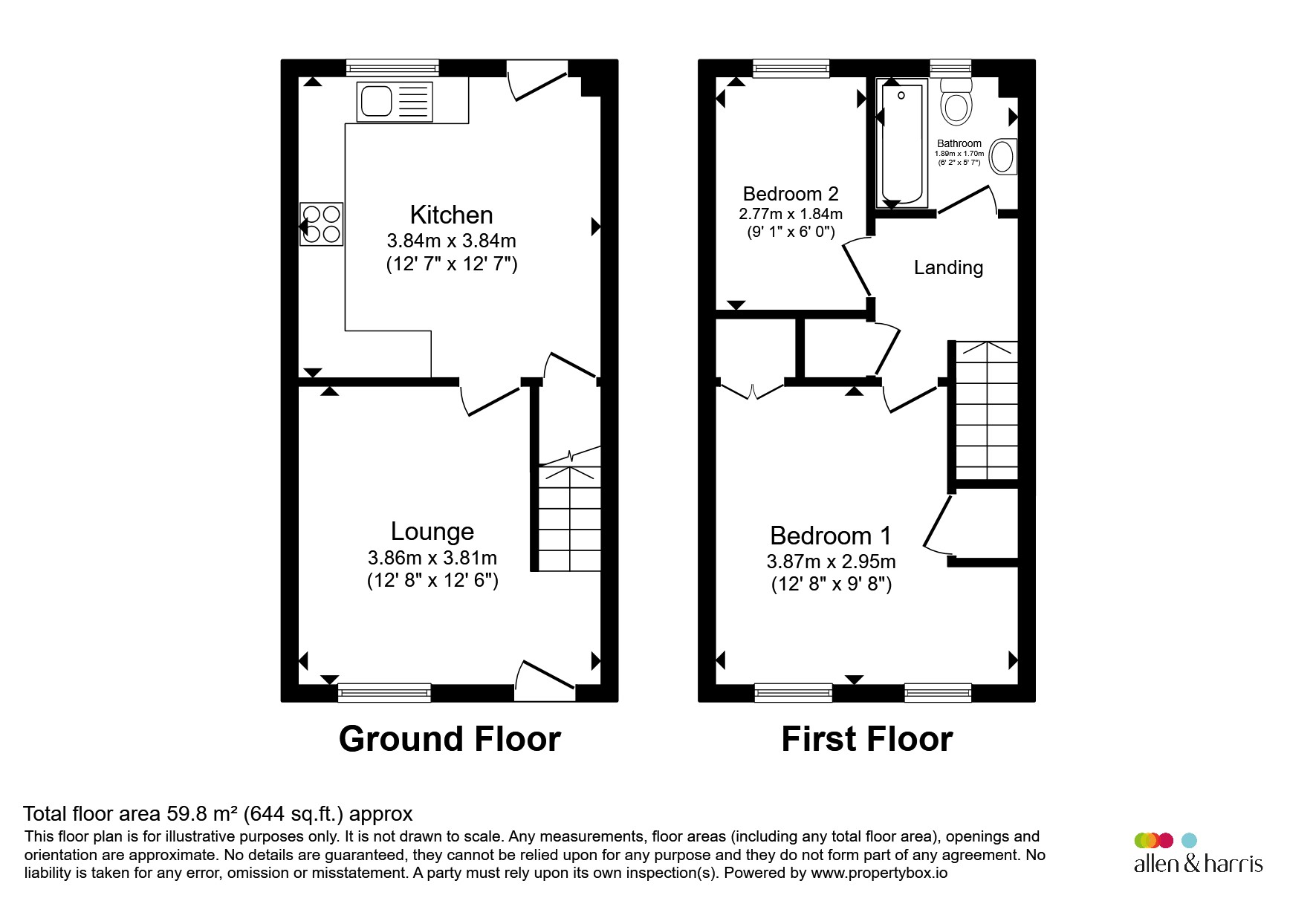 3, Medlar Court, Glasgow floorplan