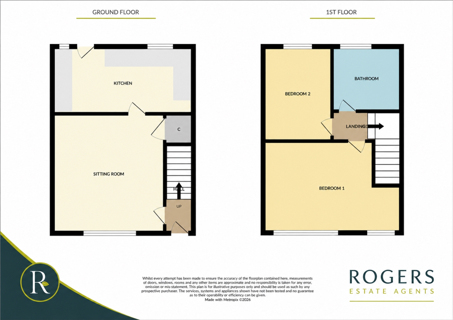 14, Poplar Road Finedon, Wellingborough floorplan