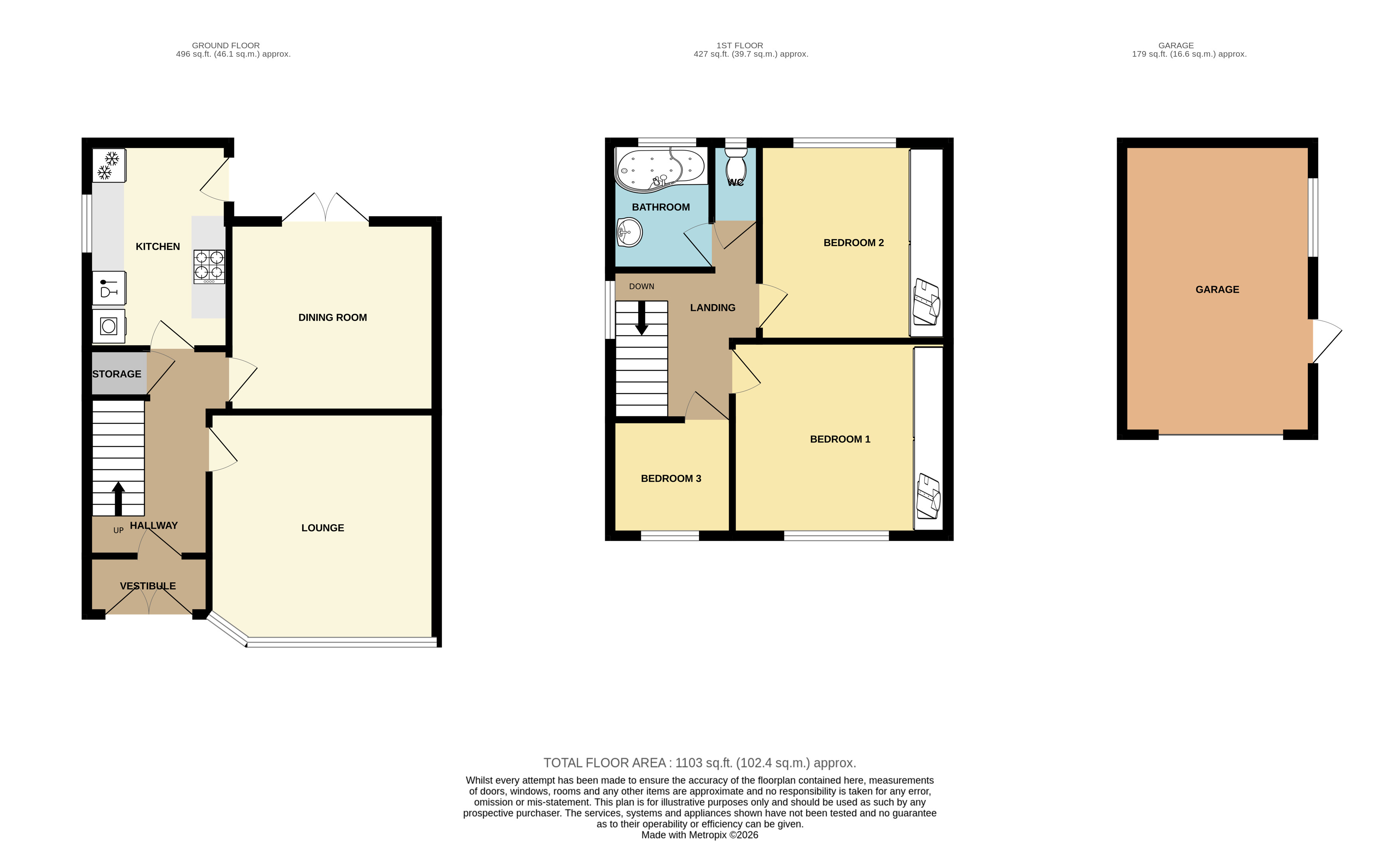 97, Poulton Road, Poulton-le-fylde floorplan