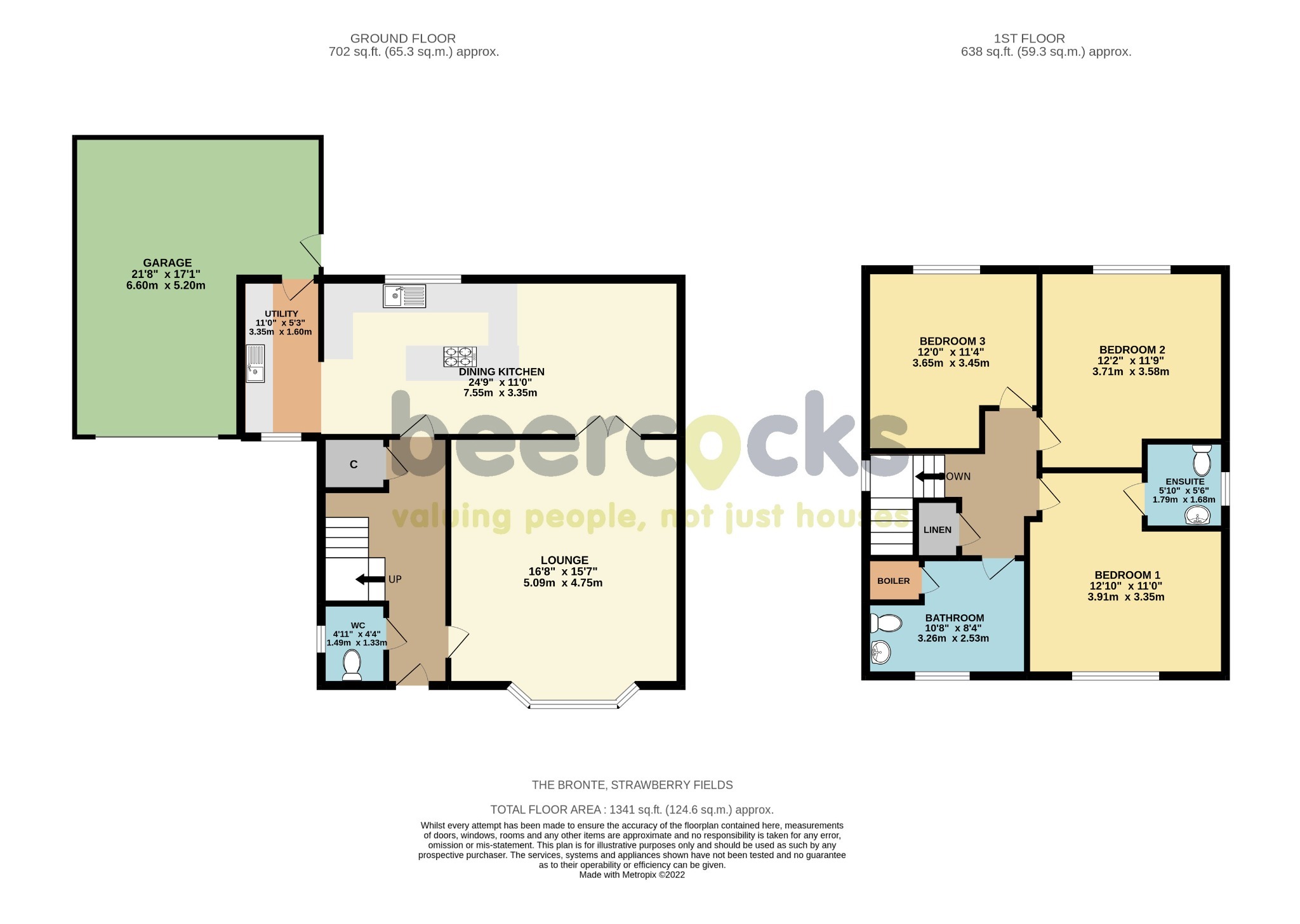 Bronte, Strawberry Fields, Keyingham floorplan