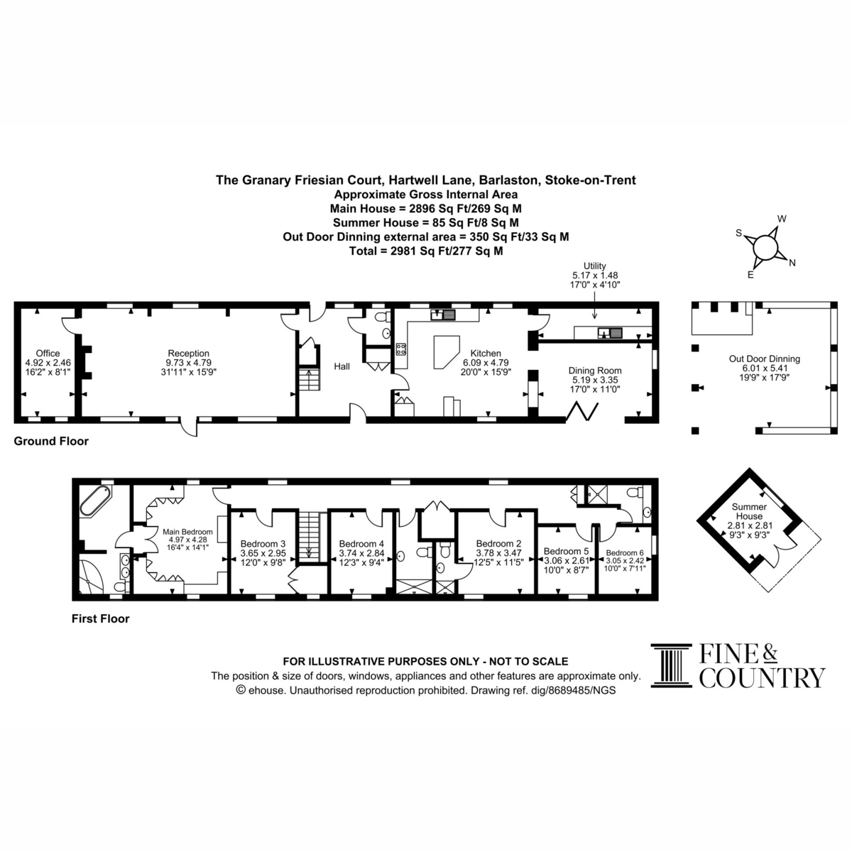 Flat The Granary, Friesian Court, Hartwell Lane, Stoke-on-trent floorplan