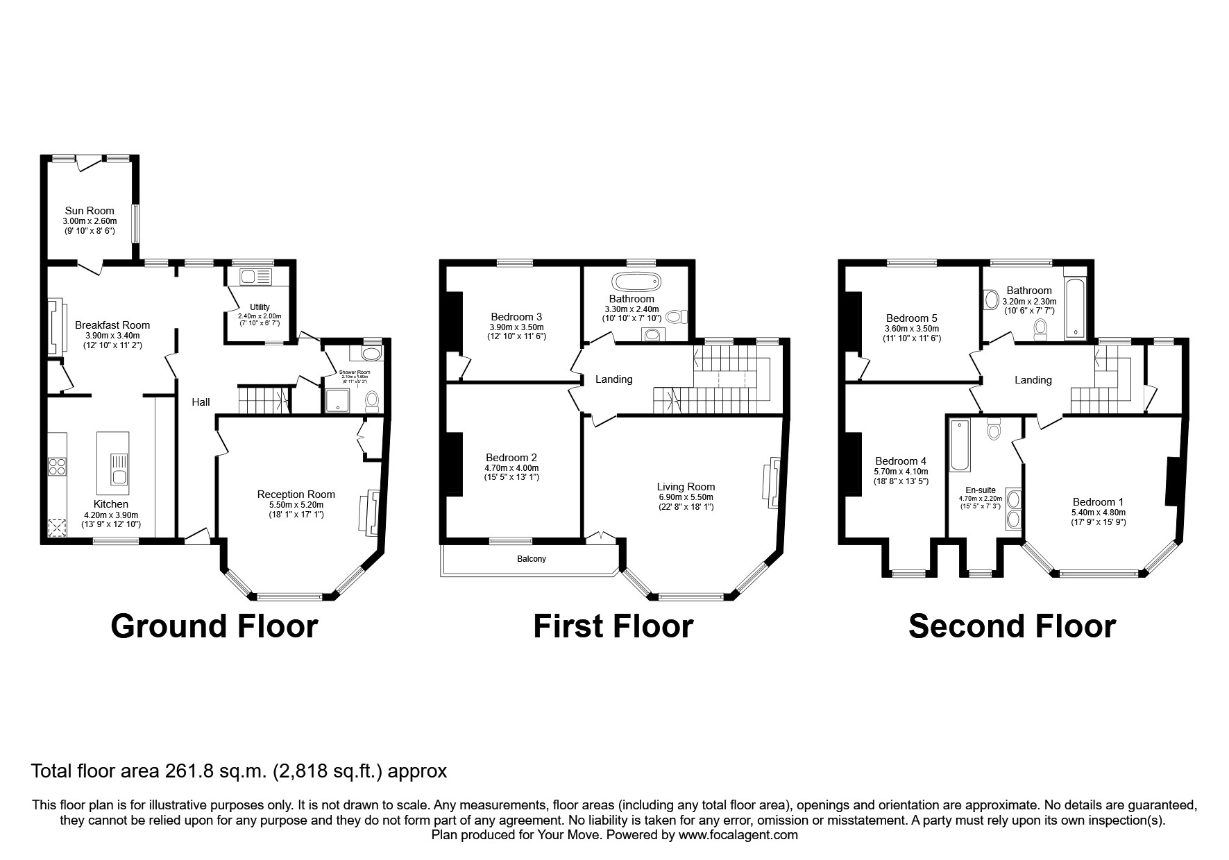 Augusta Road, Ramsgate, Kent CT11, 5 bedroom terraced house for sale
