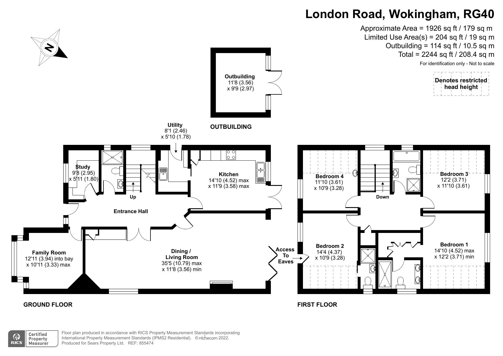 London Road, Wokingham RG40, 4 bedroom detached house for sale