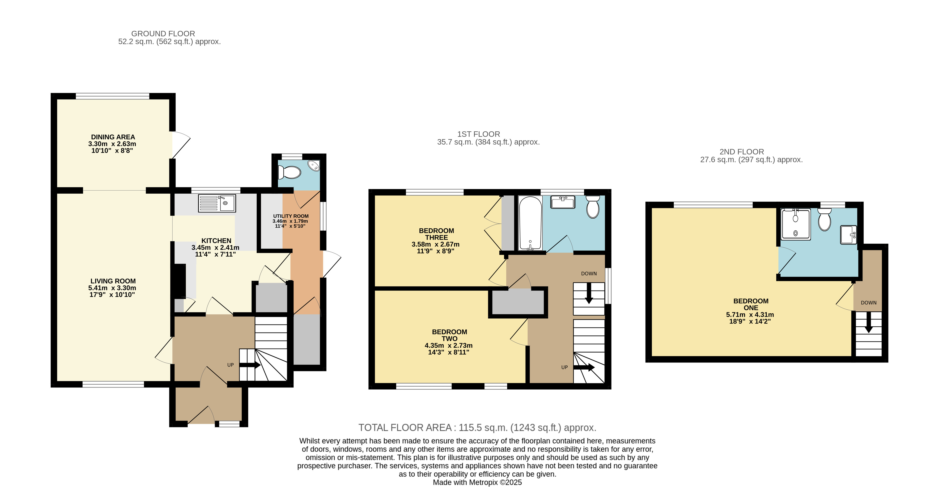 67, Worthington Road, Bedfordshire floorplan