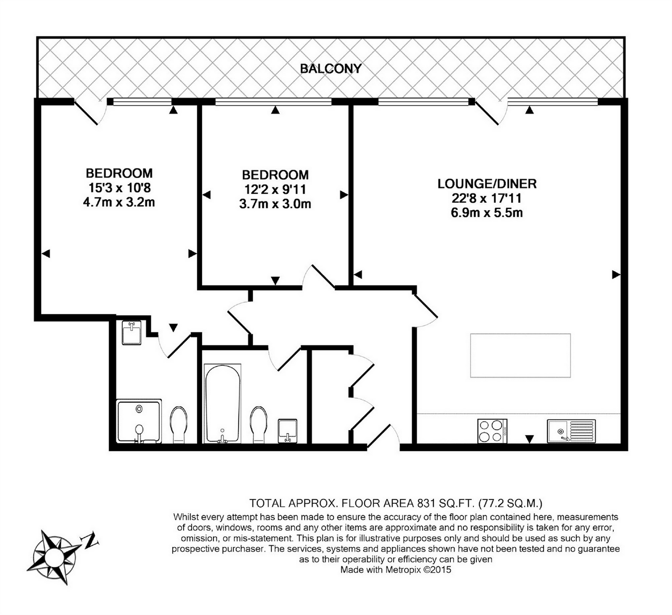 2 Bedrooms Flat for sale in Fossill Court, 217 Long Lane, London Bridge SE1