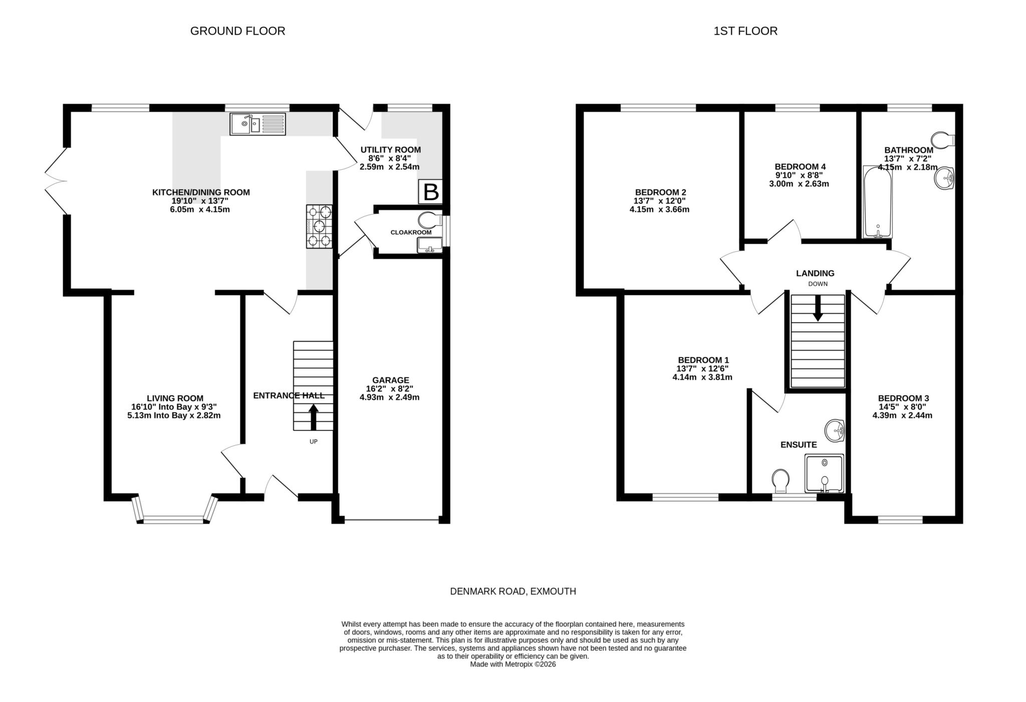 32a, Denmark Road, Exmouth floorplan