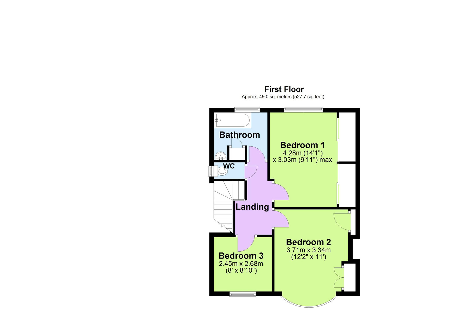 12, Chollacott Close, Tavistock floorplan
