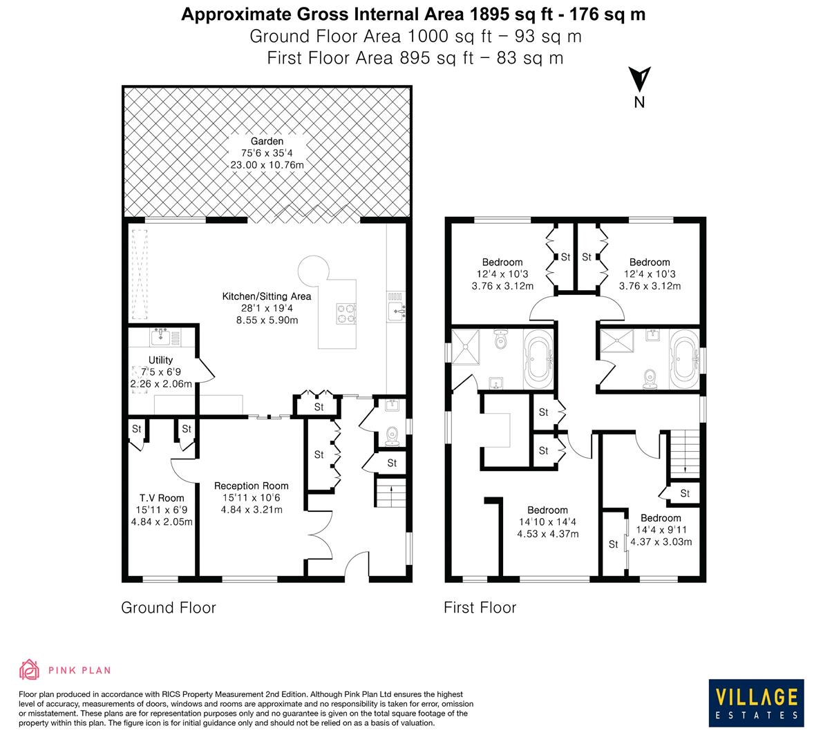 4, Kitswell Way, Radlett floorplan