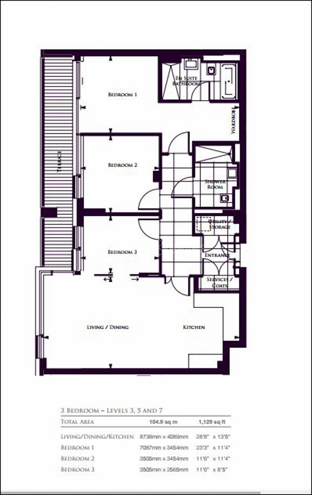 3 Bedrooms Flat to rent in Kensington High Street, West Kensington W14