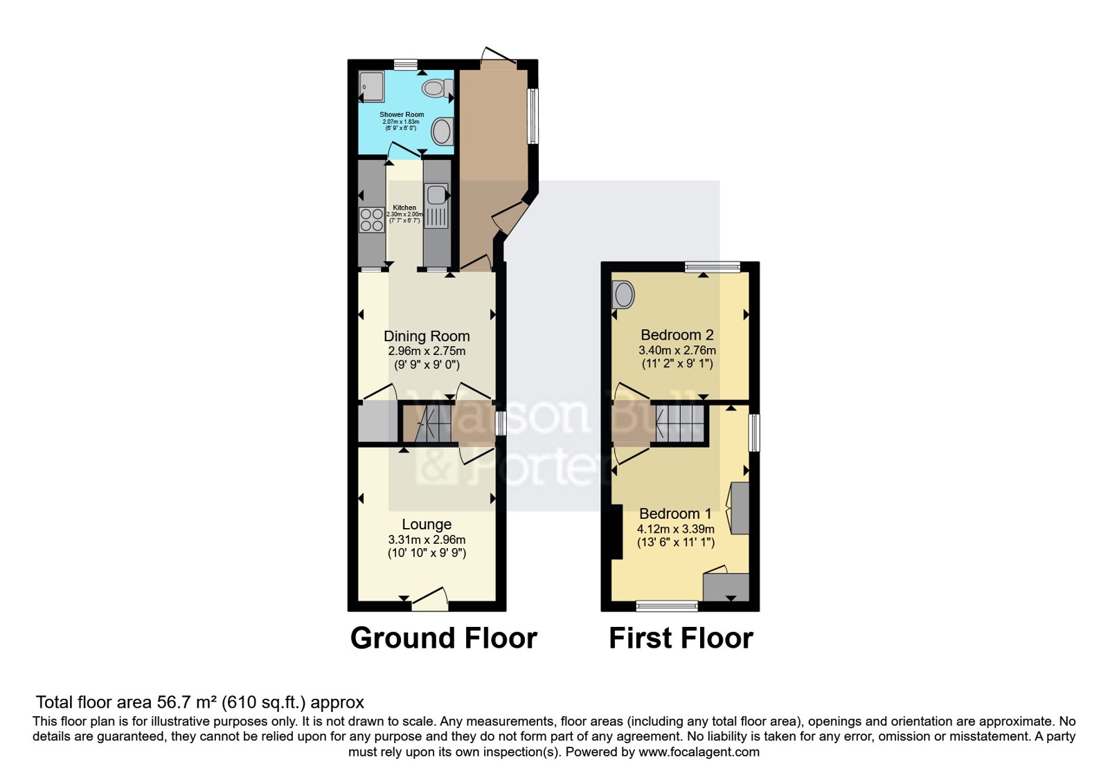 14, Bedworth Place, Isle of Wight floorplan