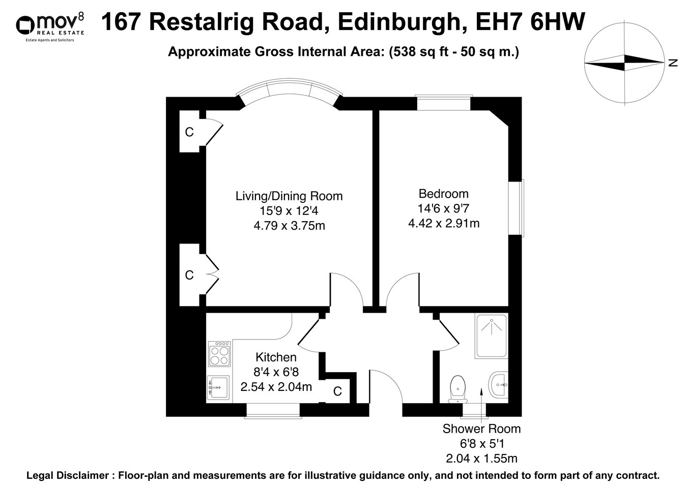 167, Restalrig Road, Edinburgh floorplan
