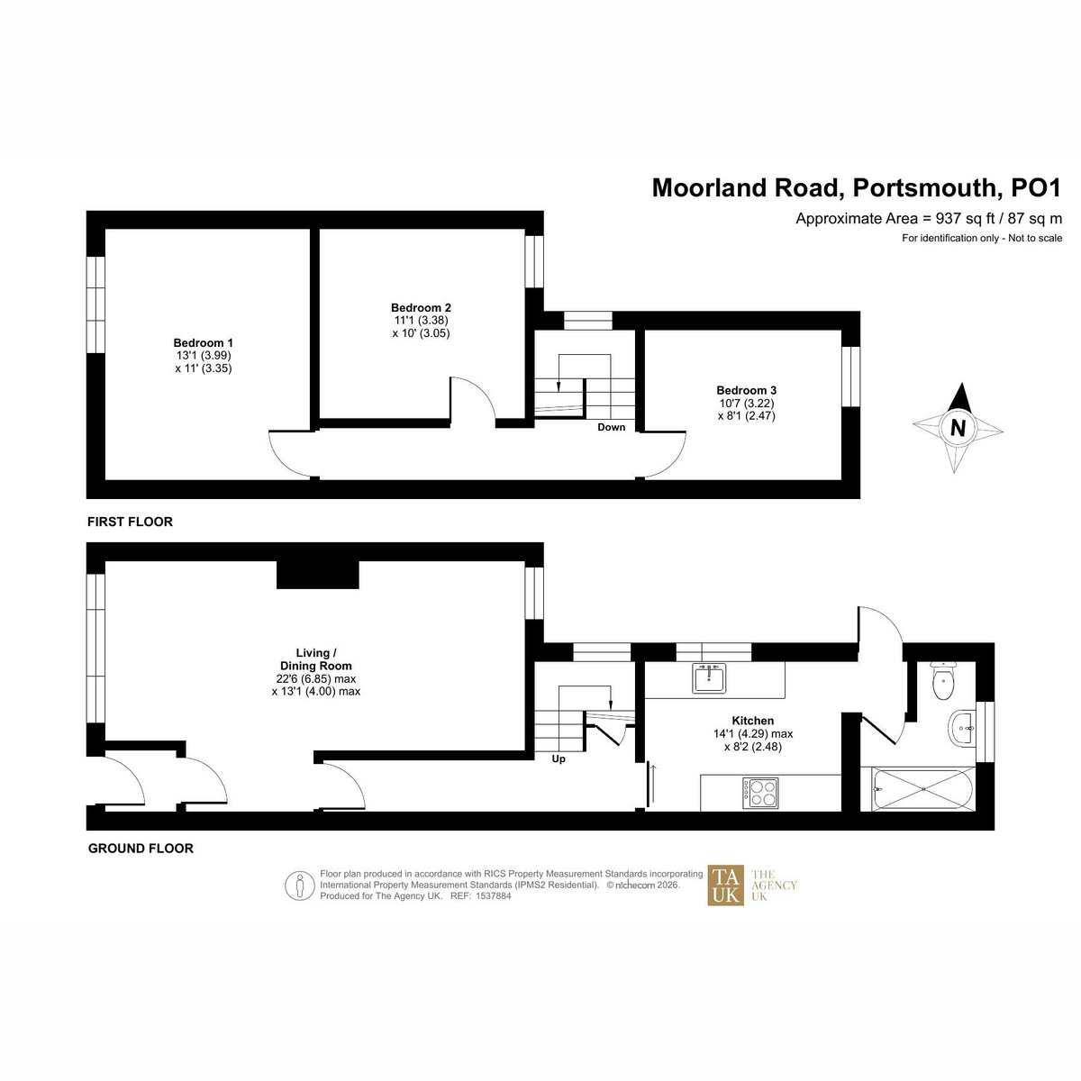 Moorland Road, Portsmouth floorplan