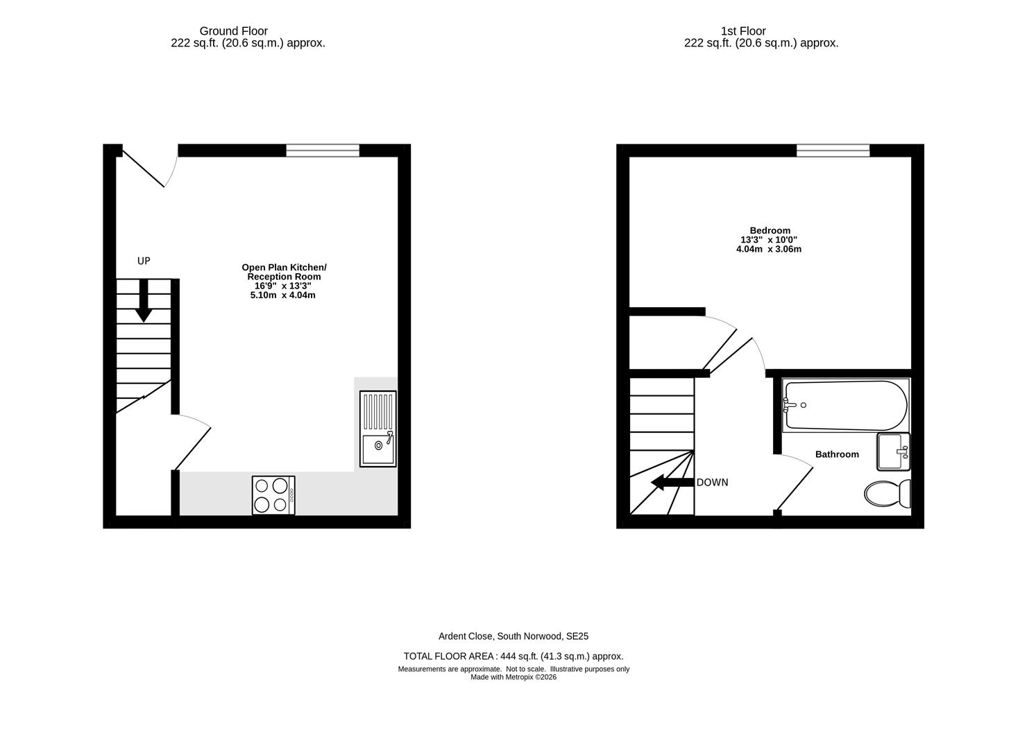 31, Ardent Close, London floorplan