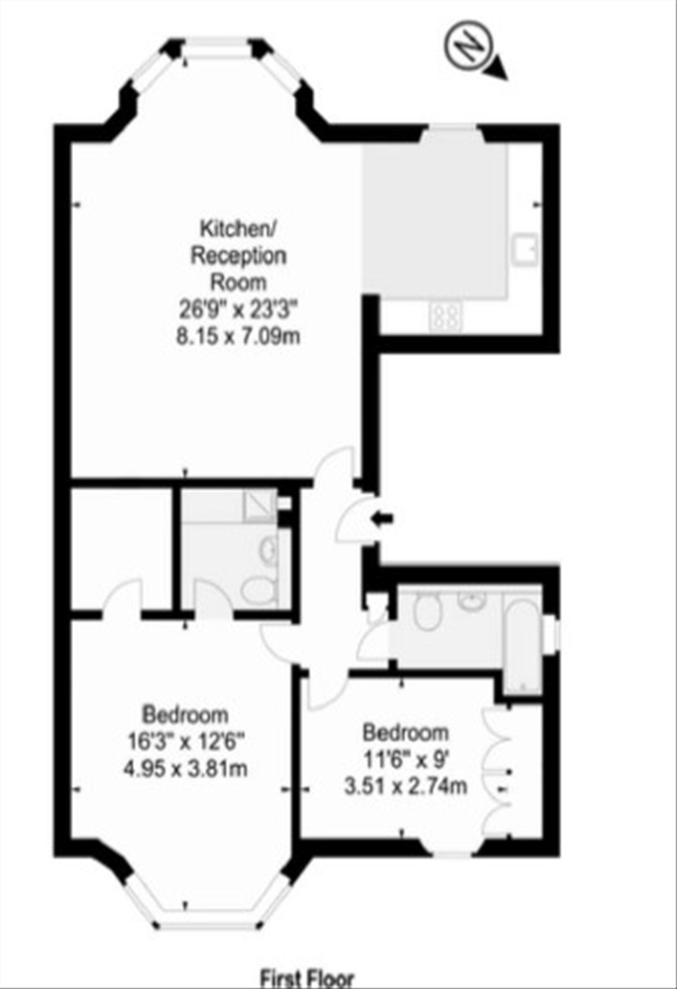 Flat 2, 63, Redcliffe Gardens, London floorplan